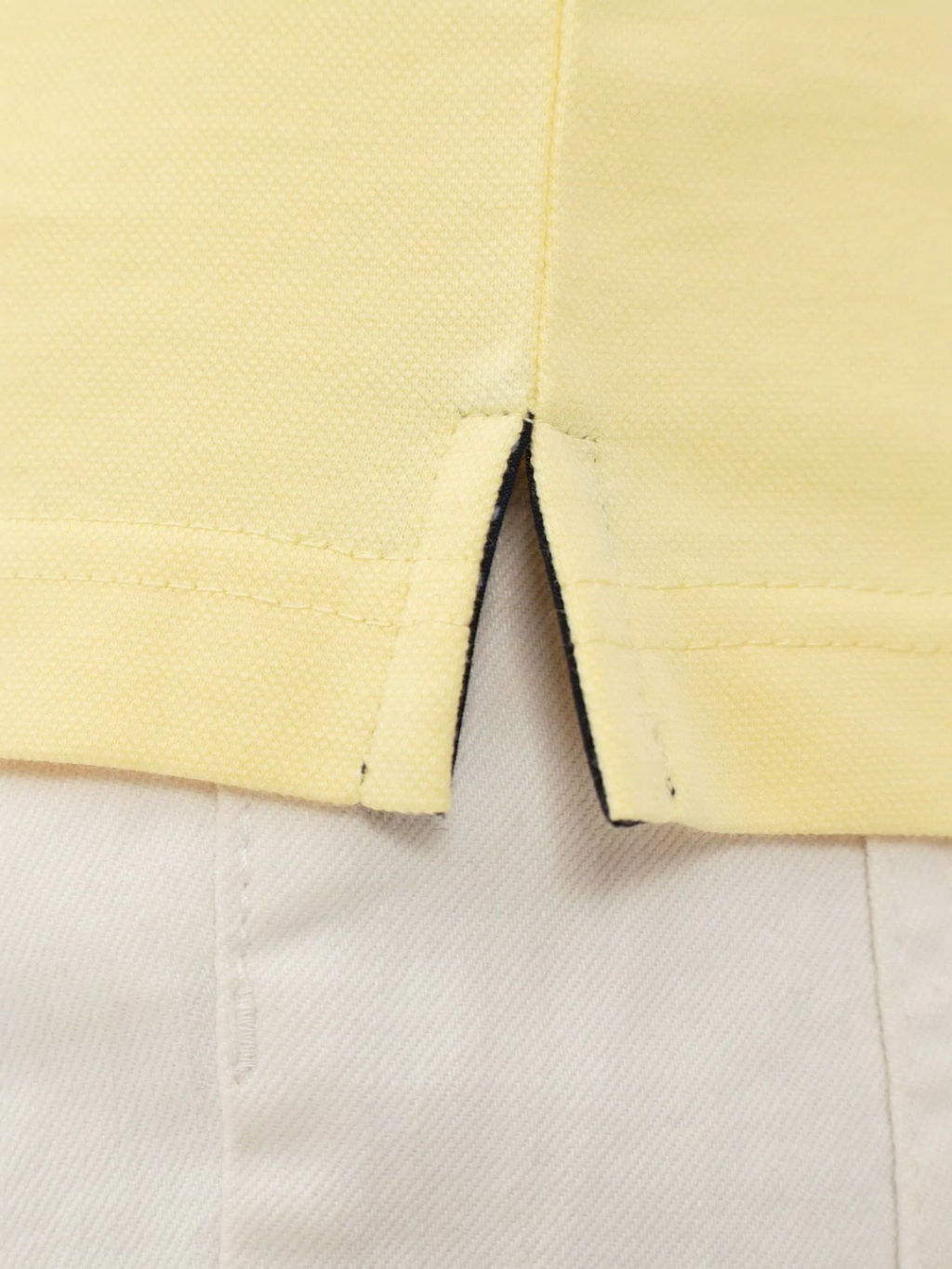 Джемпер мужской с воротником поло короткий рукав GREG G144-PO1246T-SA0048 (лимон)  фото 3