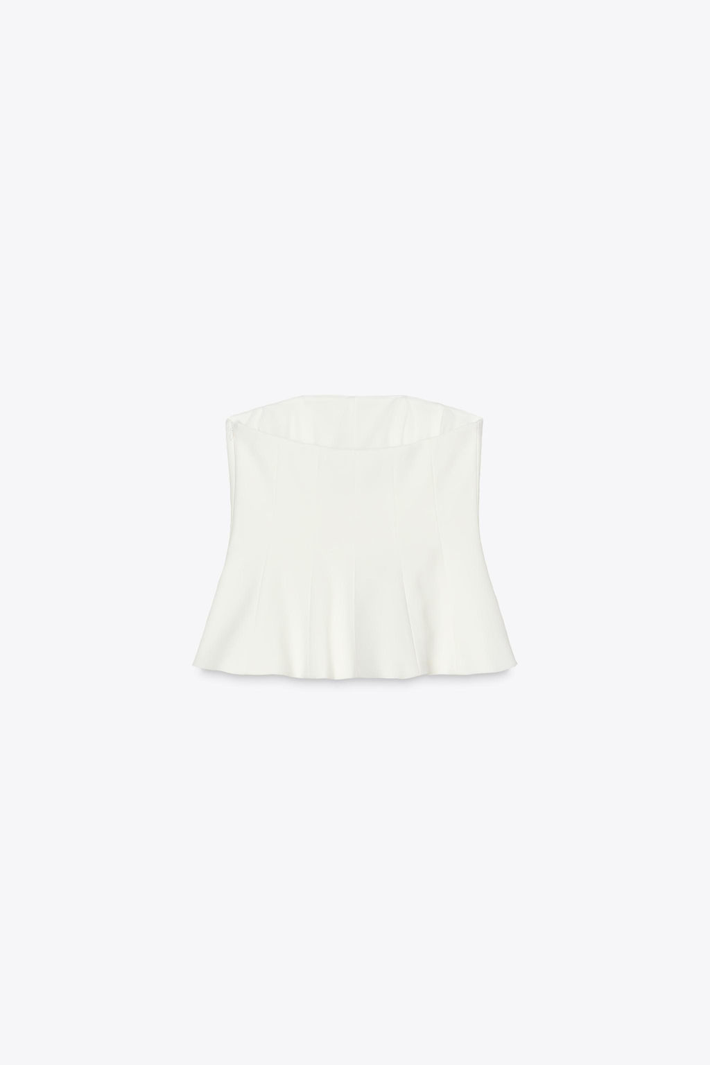 PEPLUM BANDEAU TOP