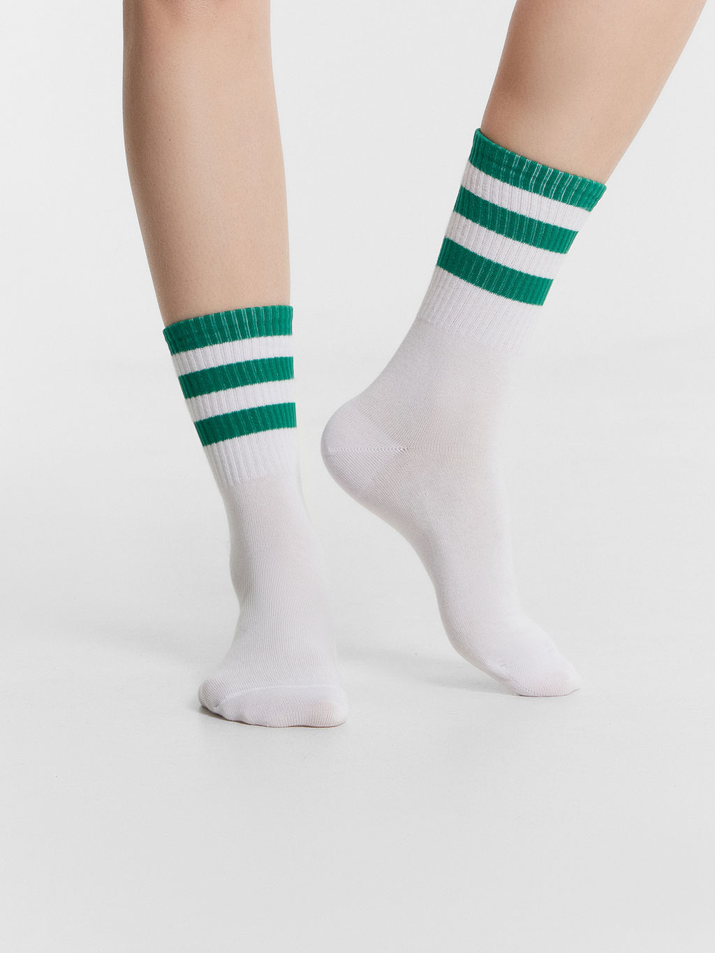 Цена за 5 пар! Носки женские высокие в наборе, 3 пары - Mark formelle фото 2