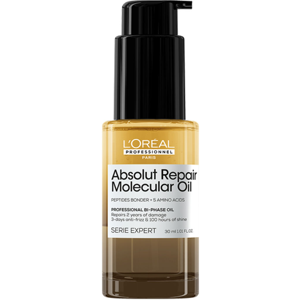 Масло двухфазное для восстановления Absolut Repair Molecular Oil, 30 мл - Loreal professionnel фото 2