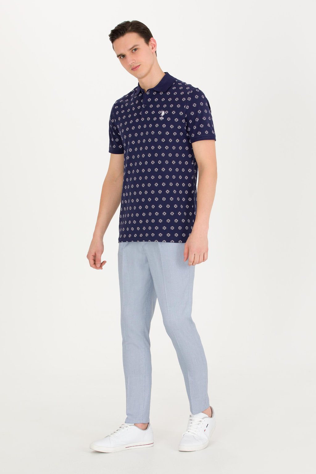 Мужские синие брюки из плотной ткани Неожиданная скидка в корзине - U.s. polo assn фото 3