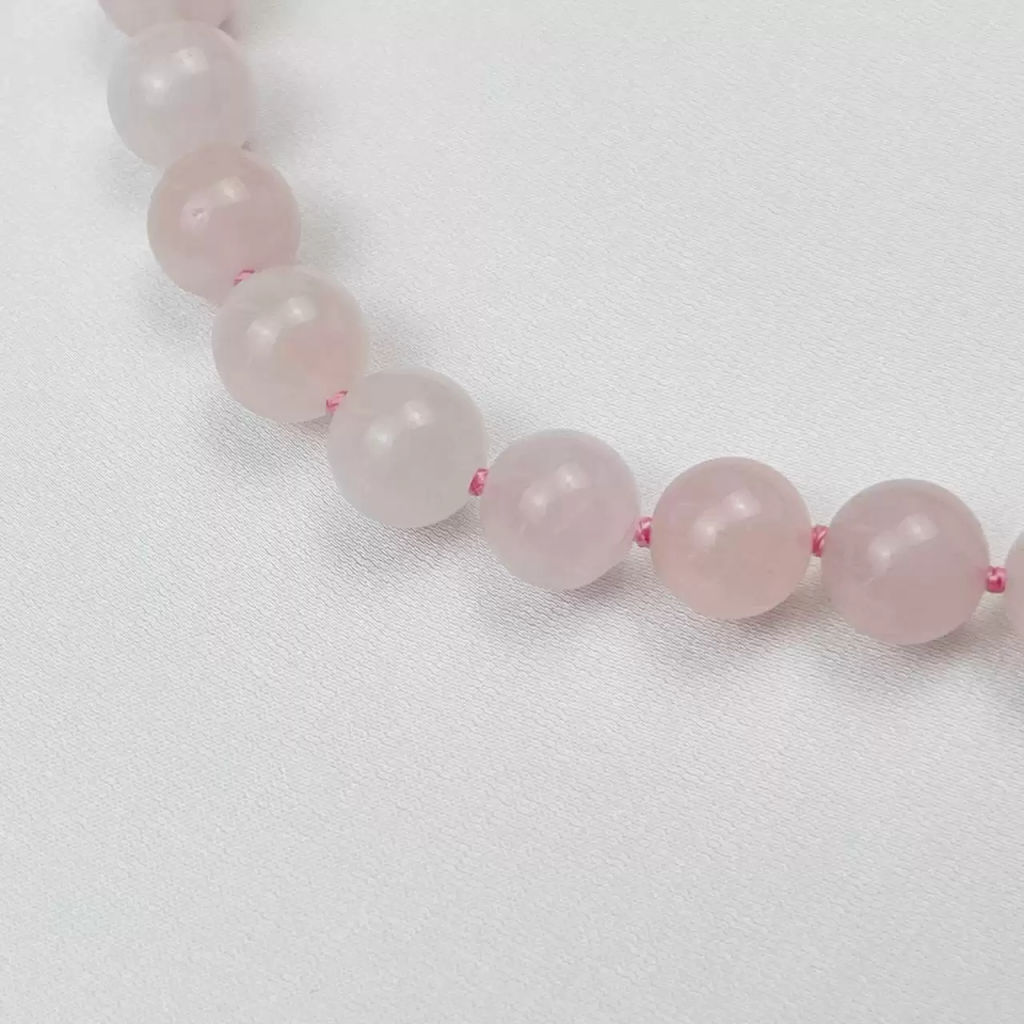 Бусы из Розового кварца (Бразилия) 52 см +