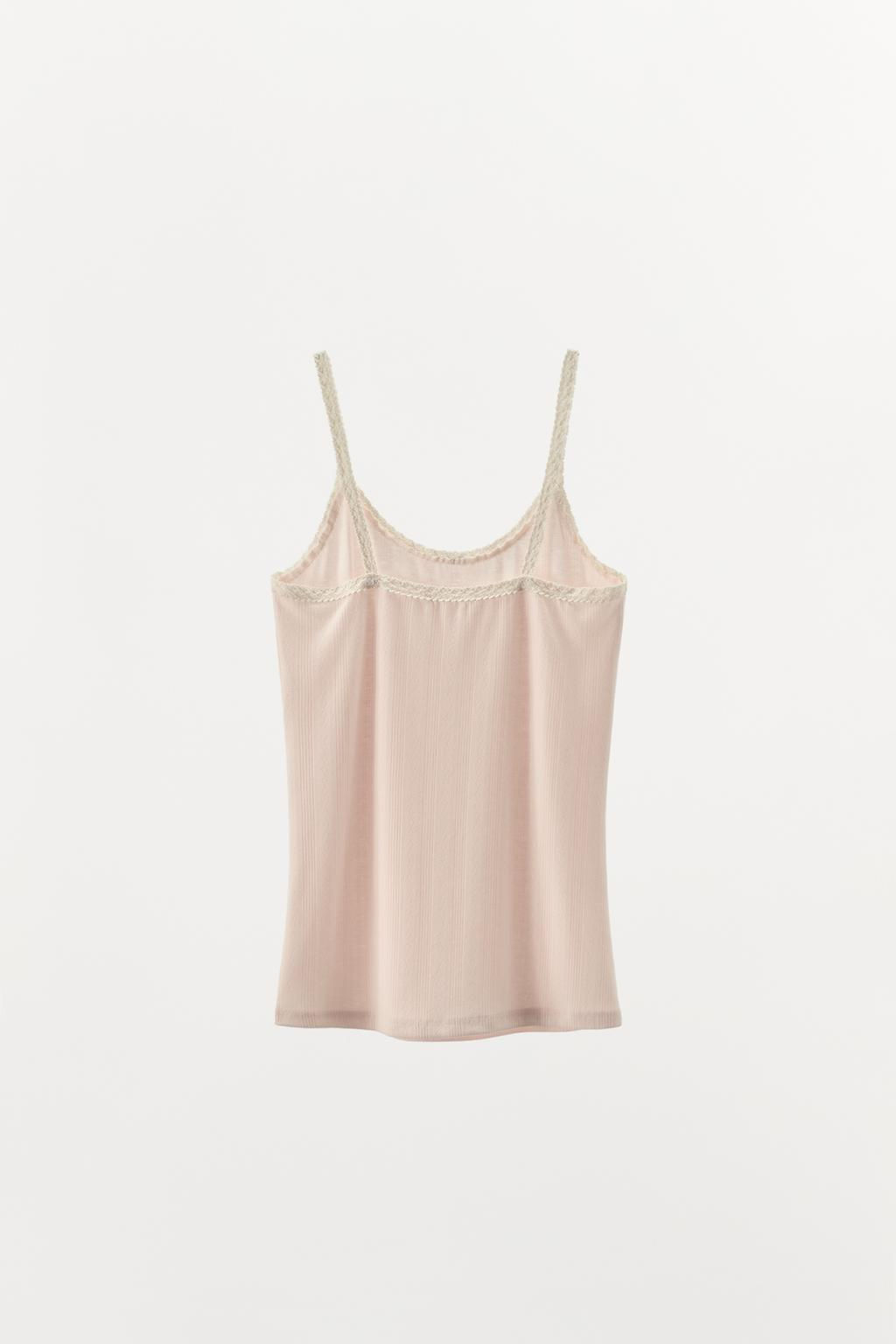 POINTELLE LACE STRAPPY TOP - Zara фото 6