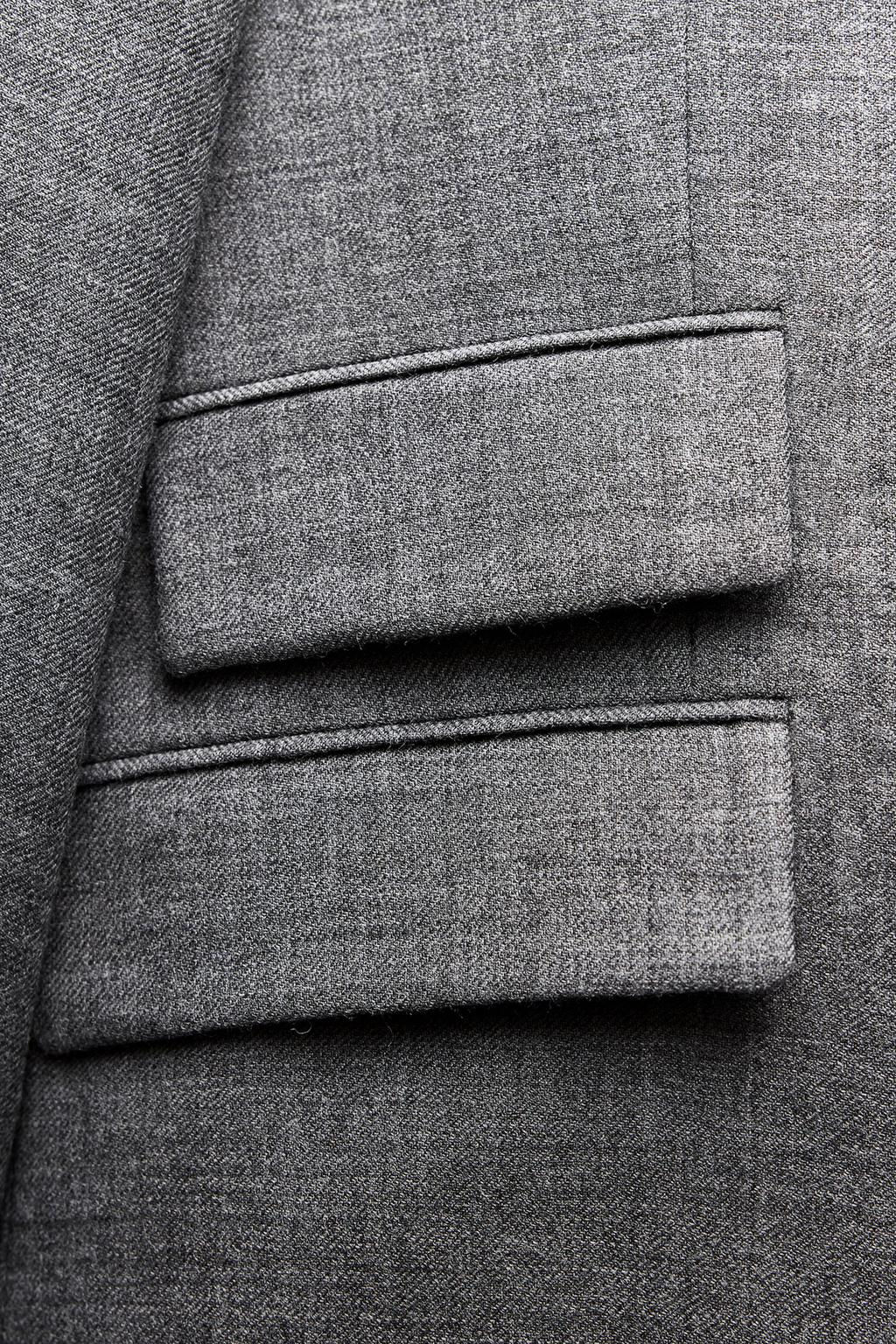 ZW COLLECTION 100% WOOL BLAZER - Zara фото 8