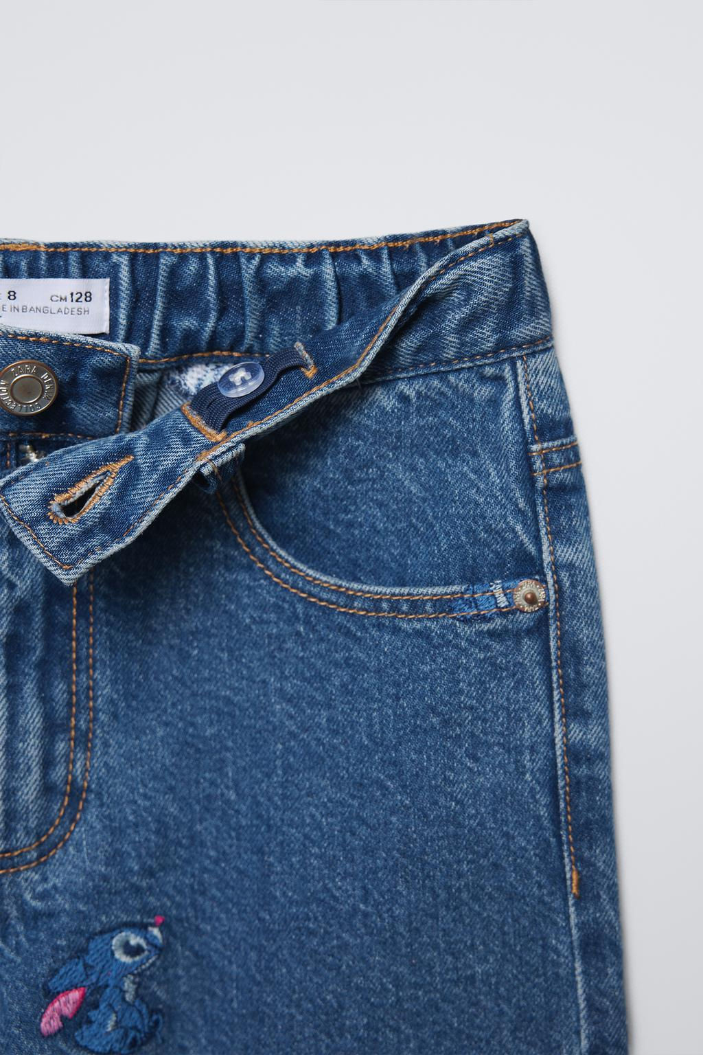 LILO & STITCH  DISNEY WIDE-LEG JEANS - Zara фото 3