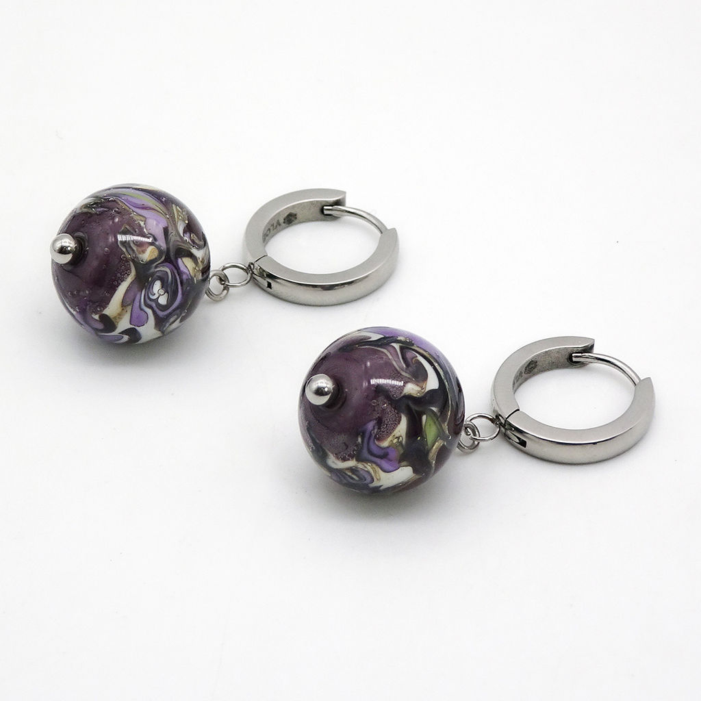 Серьги из муранского стекла MARVELOUS LS3428 - Vloes фото 3