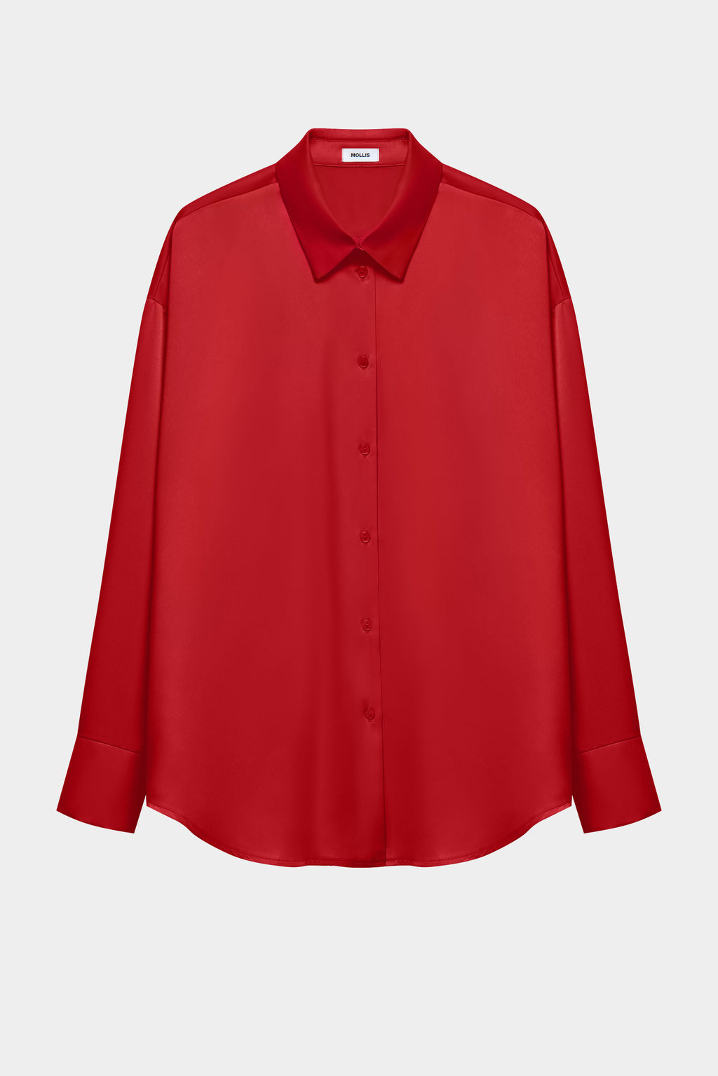 Рубашка из сатина с завязками - Mollis фото 6