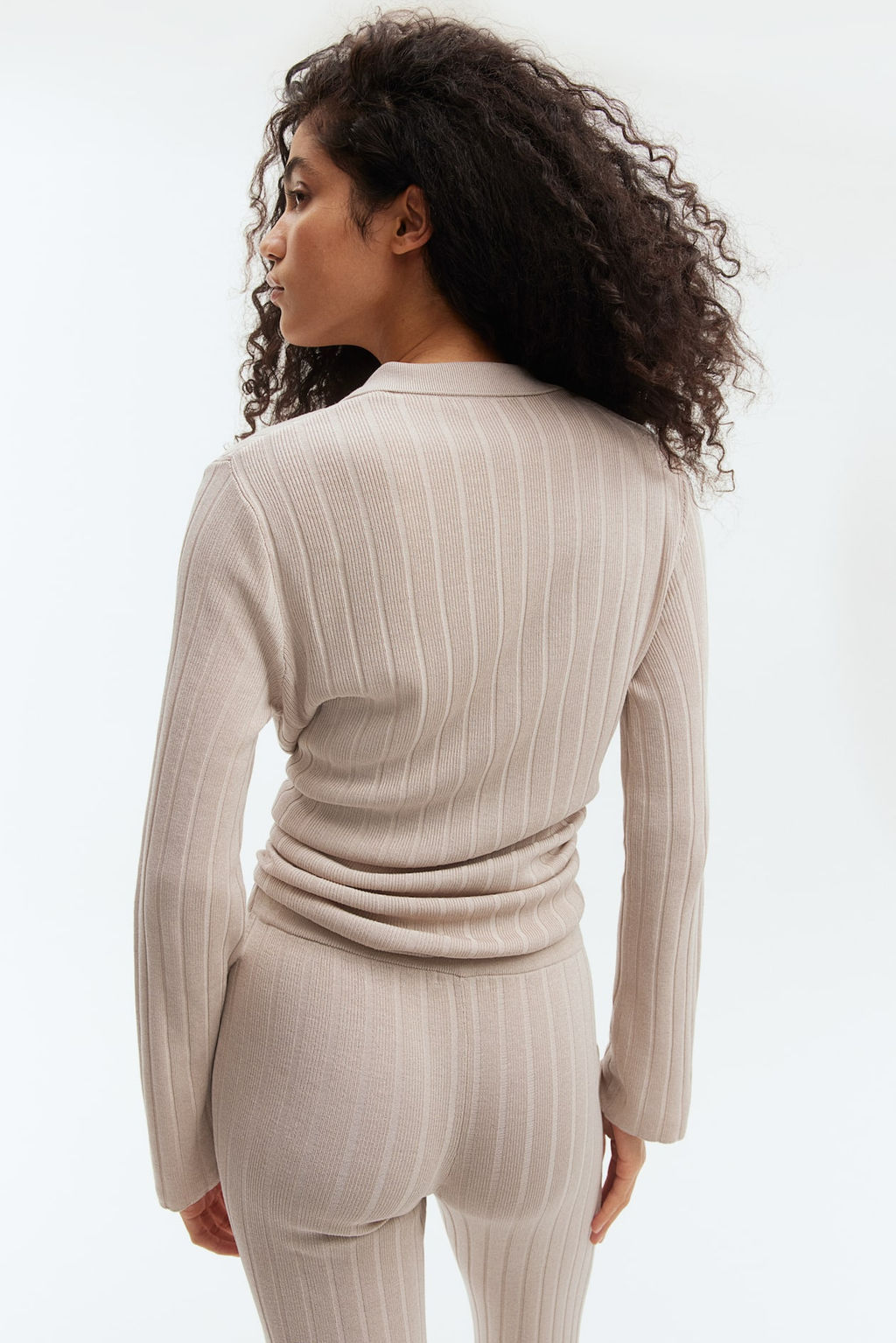 Top en punto de canale con botonadura frontal - H&m фото 3