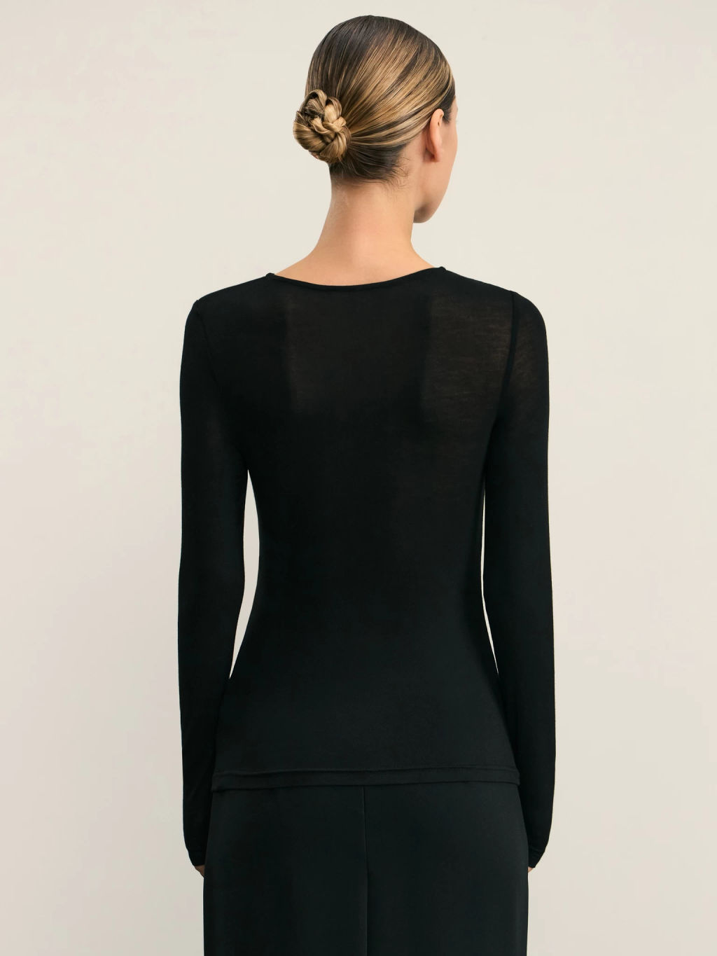 Лонгслив с декоративным узлом / Zarina  фото 5