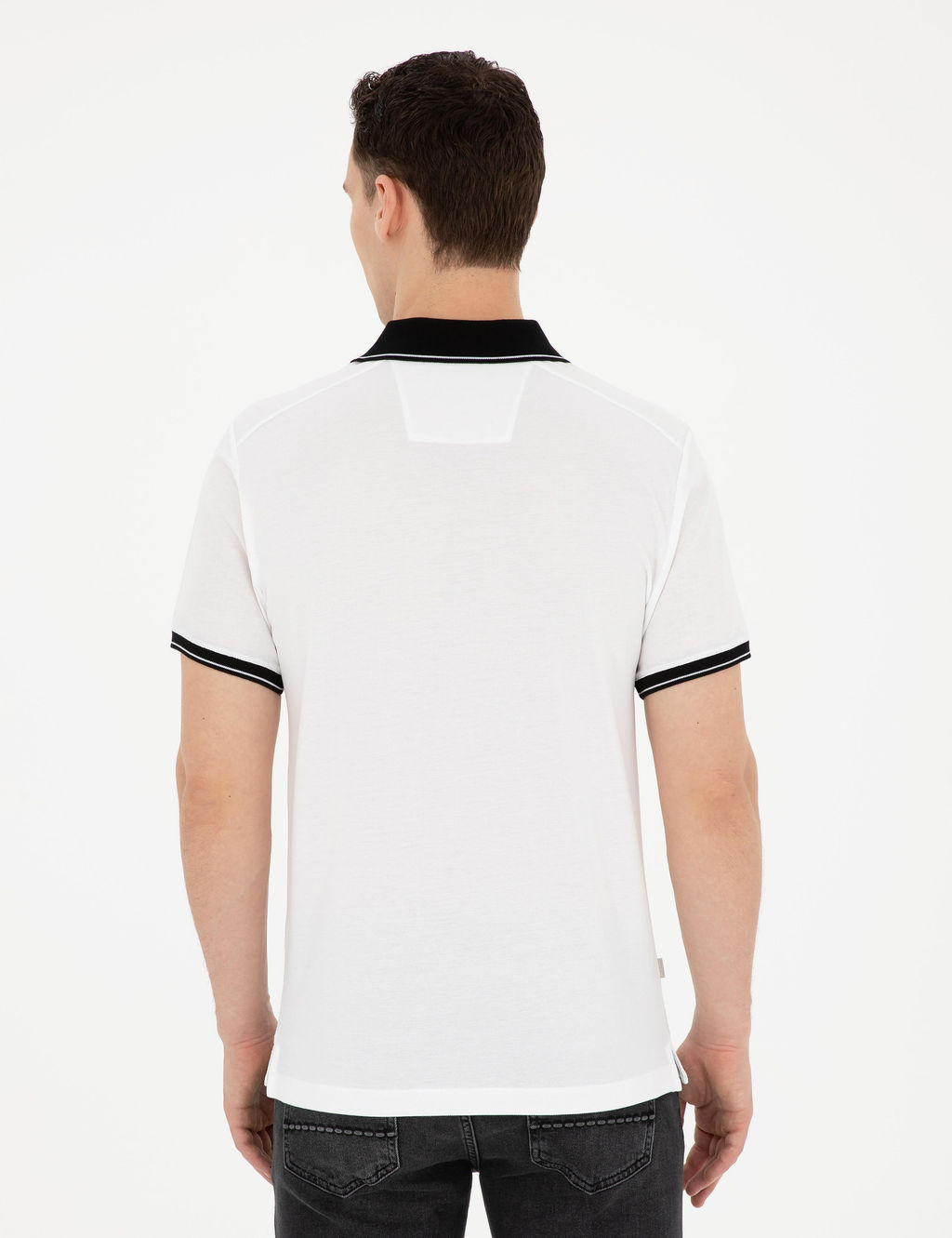 Beyaz Slim Fit Ti__rt