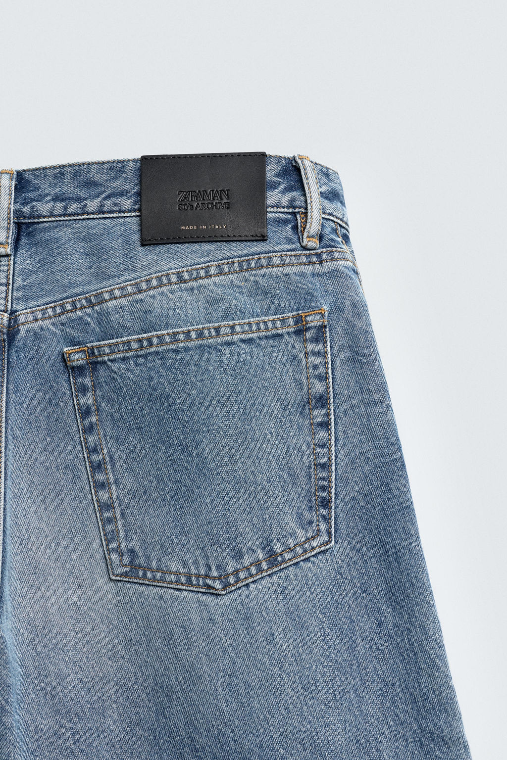 RELAXED STRAIGHT-LEG LIMITED EDITION JEANS - Zara фото 10