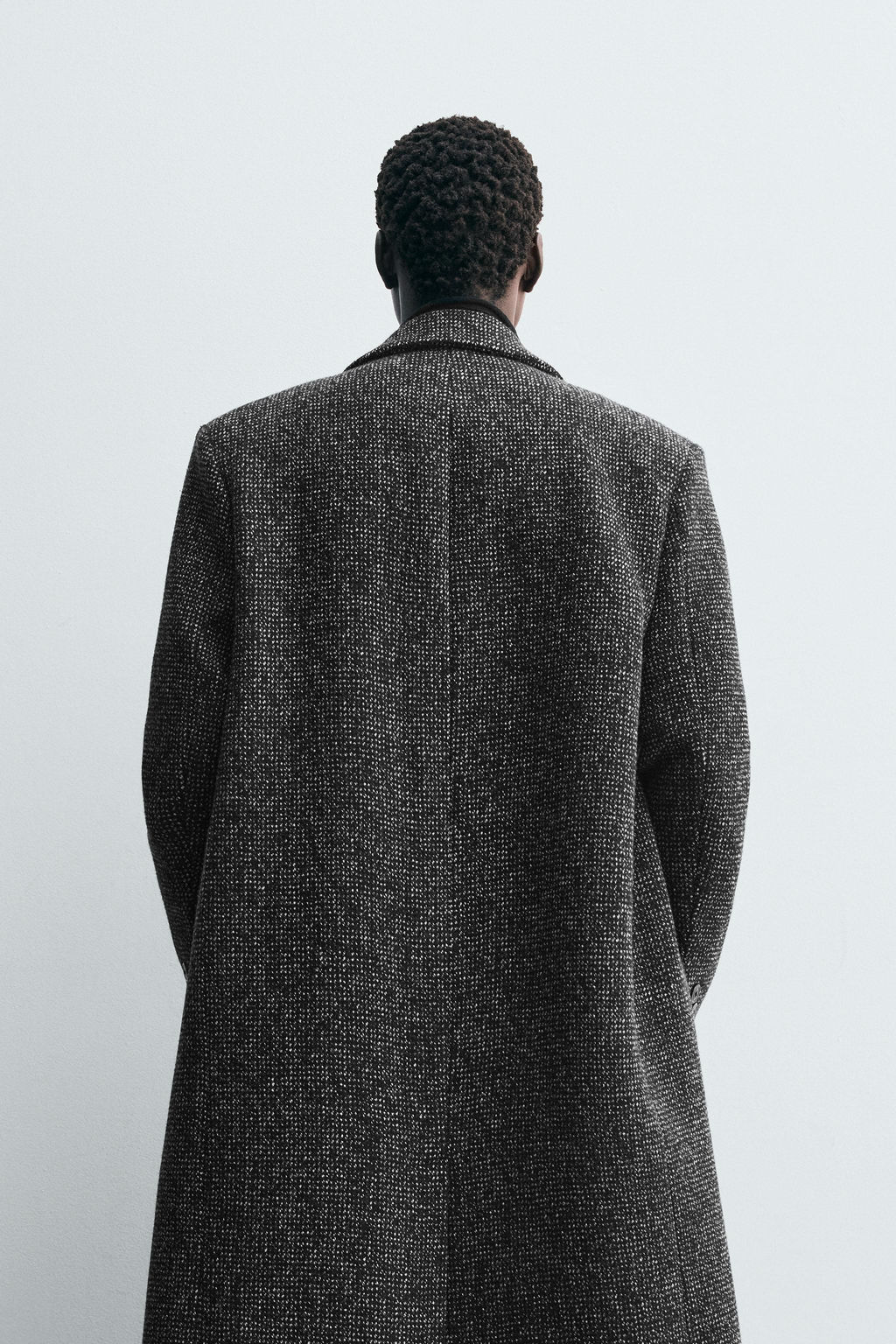 WOOL BLEND STRUCTURED COAT - Zara фото 3