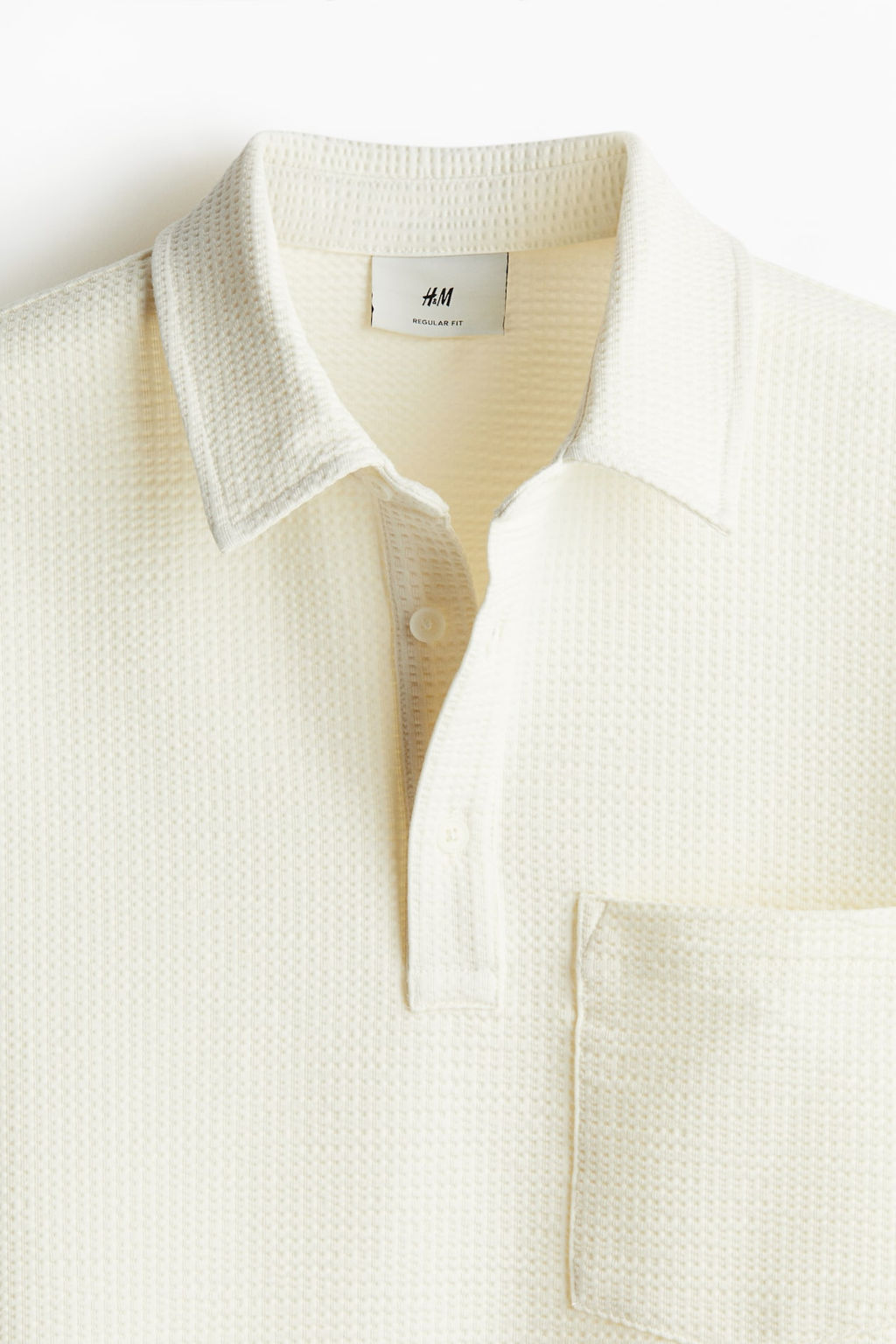 Polo resort gofrado Regular Fit - H&m фото 7