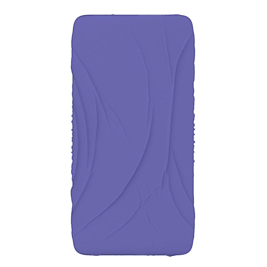 Простыня 1,5 спальная на резинке "Ночная фиалка" 120х200см, свесы 27см, сатин 135г/м2, хлопок 100%, упаковка "классическая" ПВХ 28х41см, "Домашняя мода" (Россия)