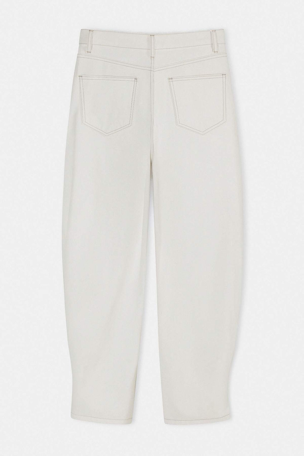 Limited Edition Ekru Paca Detayl? Yuksek Bel Baggy Jeans TWOSS26JE00255 - Trendyolmilla фото 8