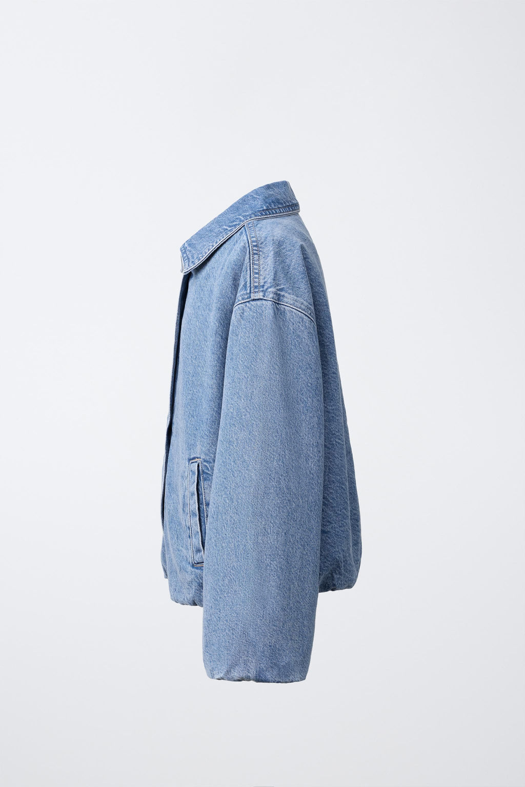 CAZADORA BOMBER DENIM / Azul - Zara фото 5