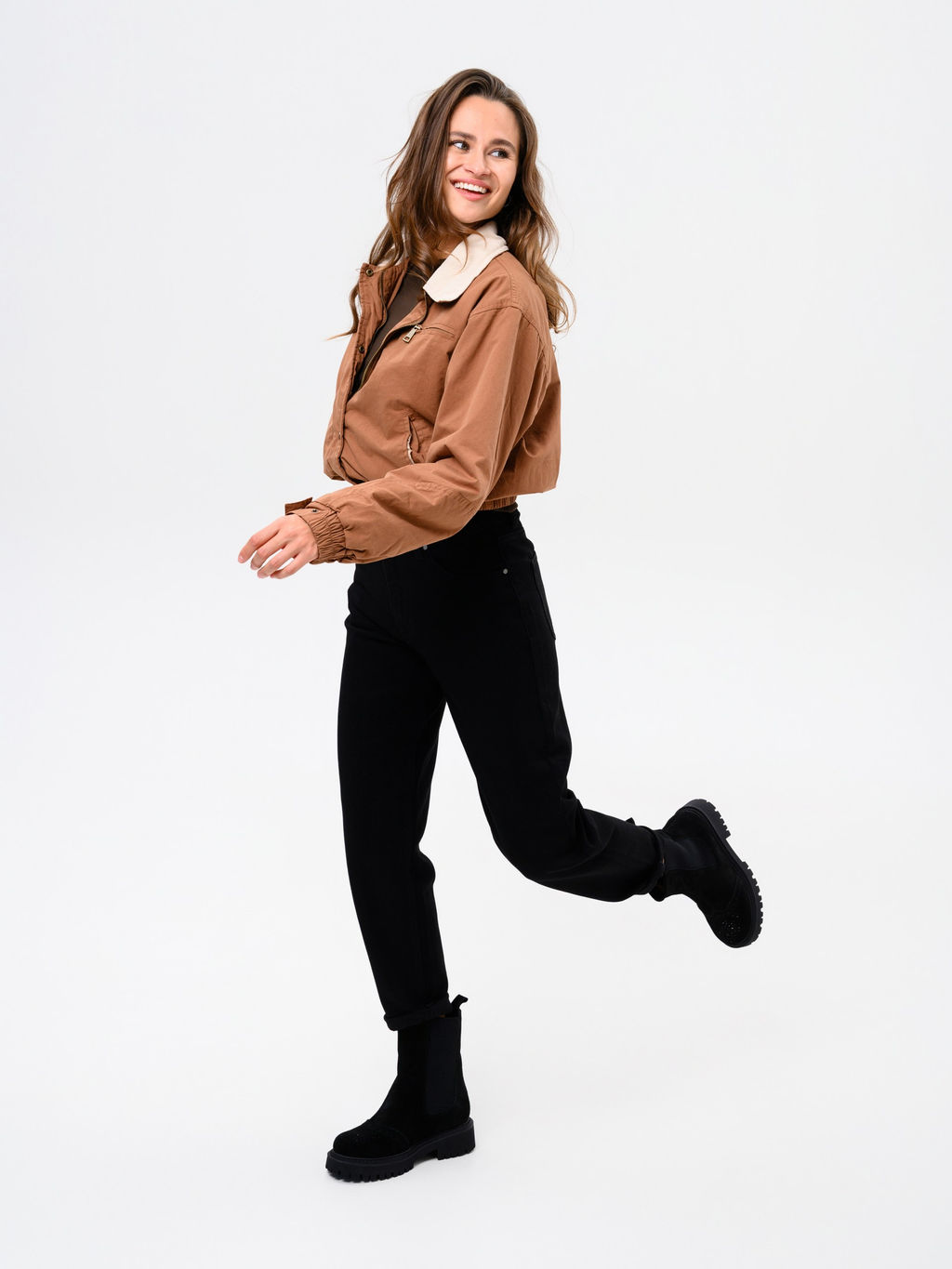 Челси 360.P.taskanabl.Черная замша/шерсть