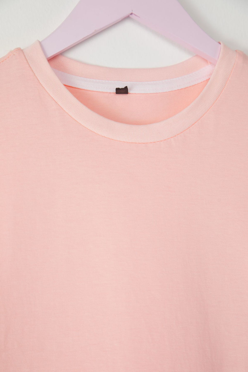 Gul Kurusu-Pudra-Ekru 3lu K?z Cocuk %100 Pamuk Basic K?sa Kol Orme T-Shirt TKDSS25TS00023 - Trendyolmilla фото 5
