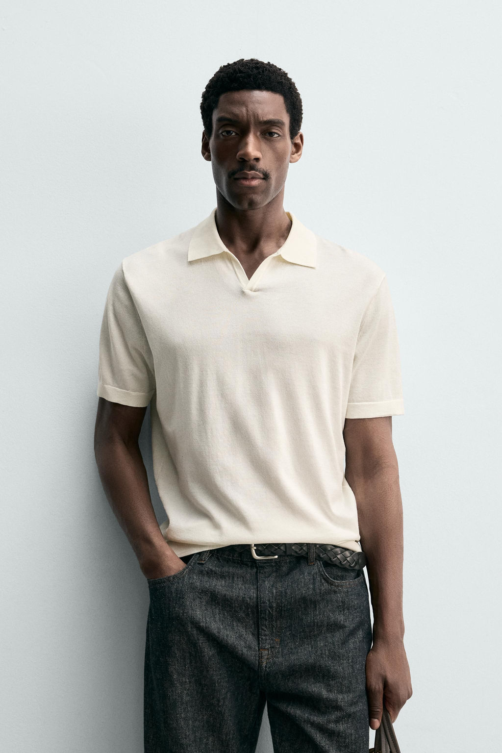 POLO PUNTO REGULAR FIT / Crudo - Zara фото 2