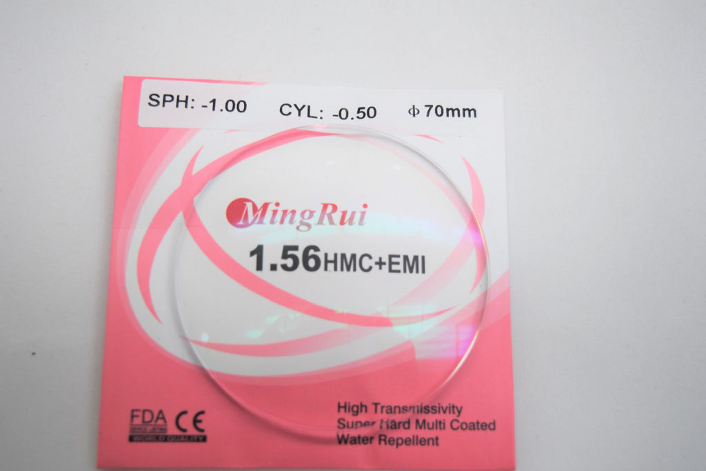Линзы MINGRUI Ф70 индекс 1.56 SPH -4.75 CYL -0.50
