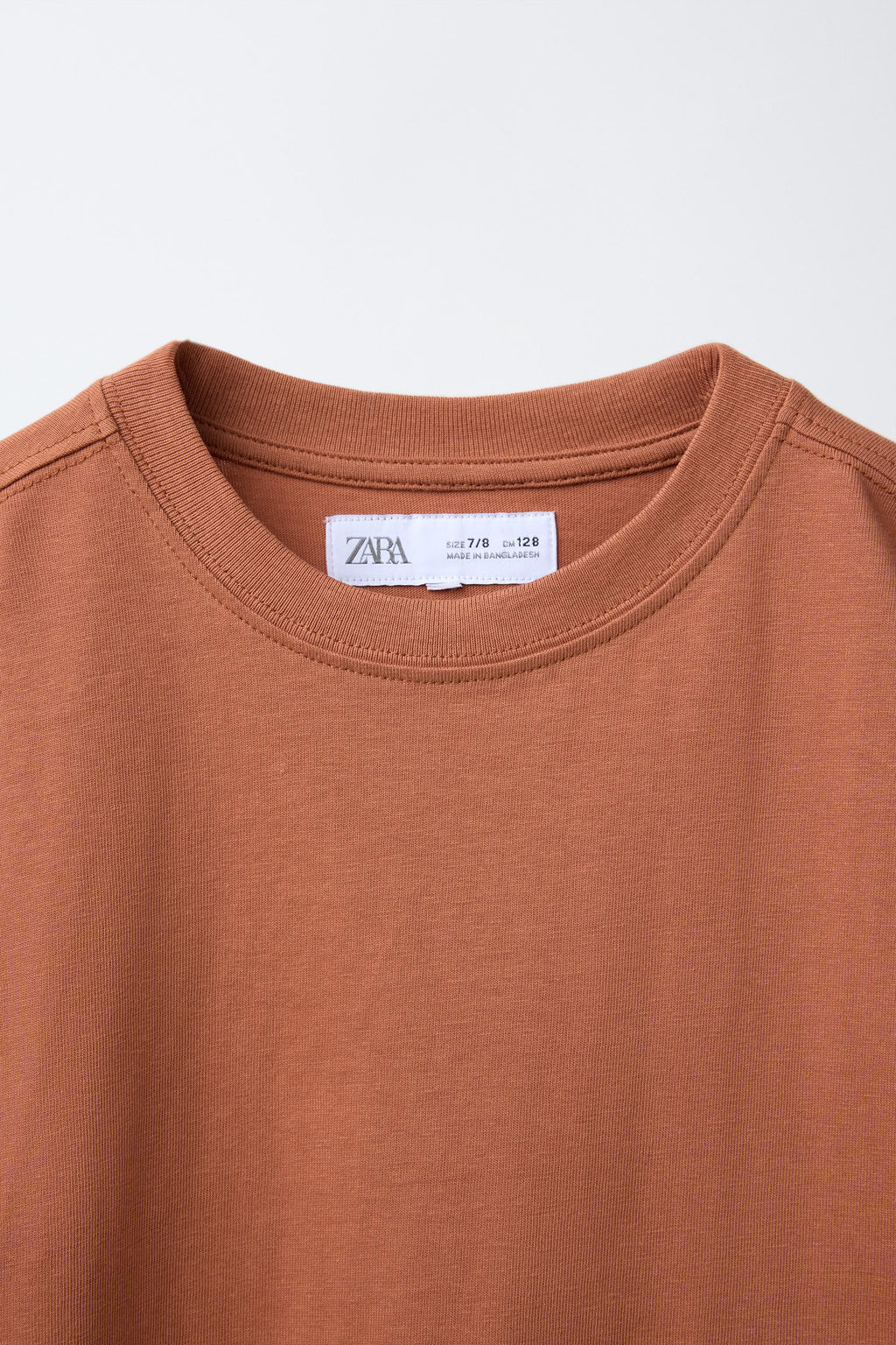 PLAIN MEDIUM WEIGHT T-SHIRT - Zara фото 3