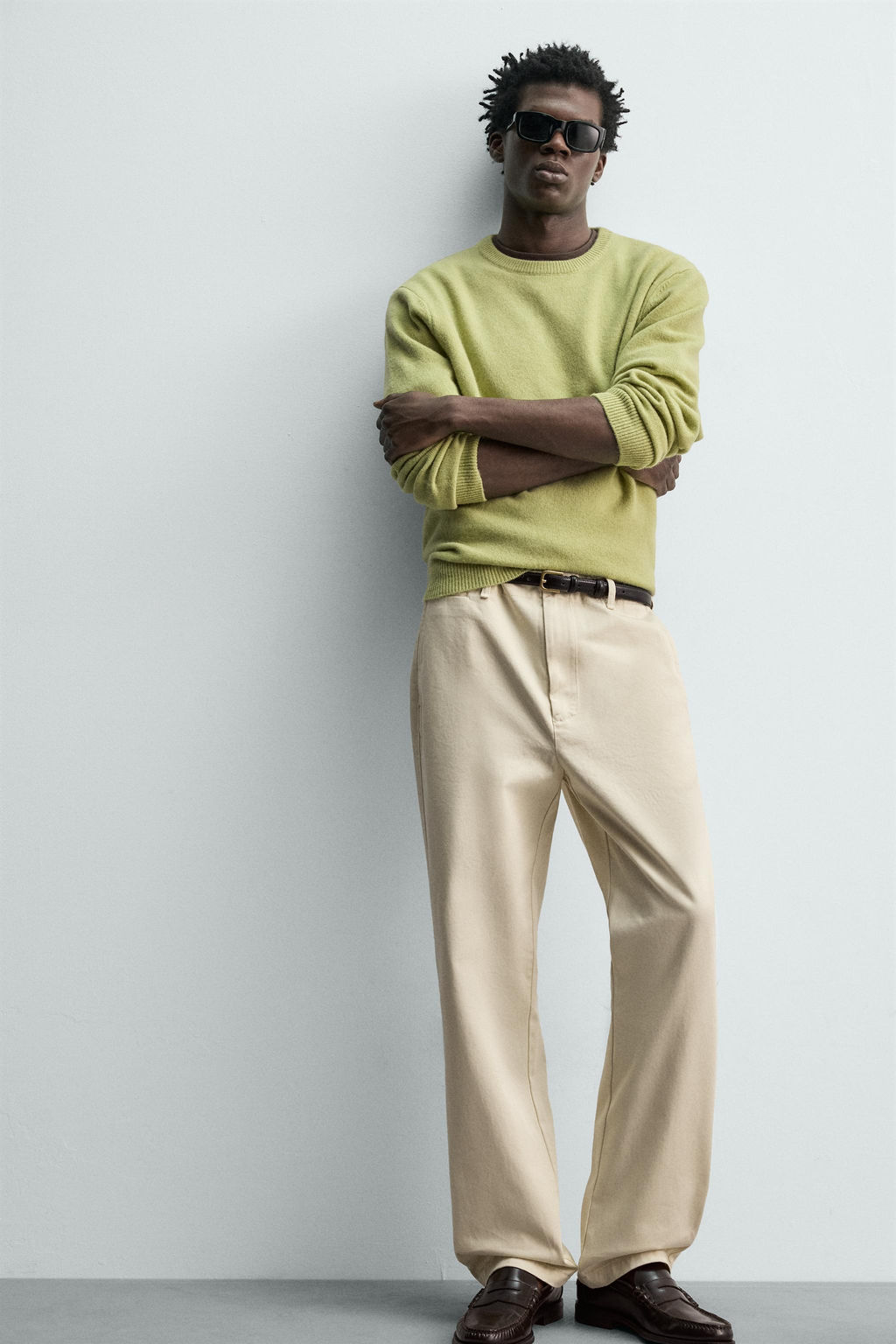 PANTALON CHINO REGULAR FIT / Beige claro - Zara фото 16