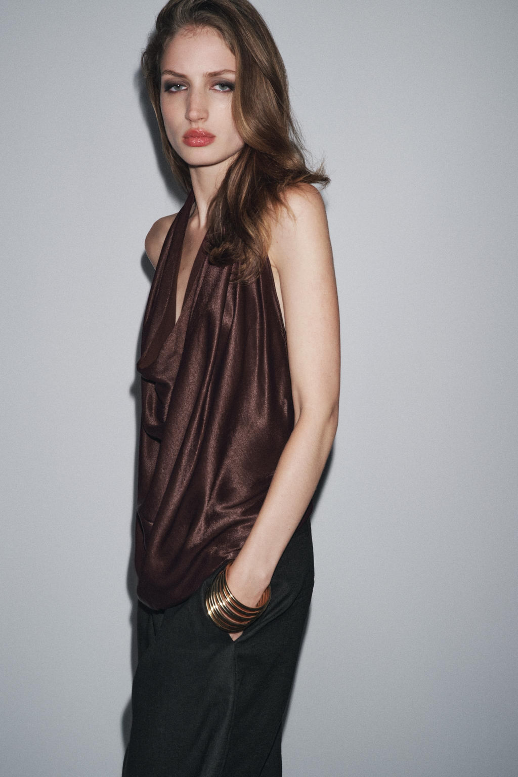 ZW COLLECTION HALTER TOP - Zara фото 4