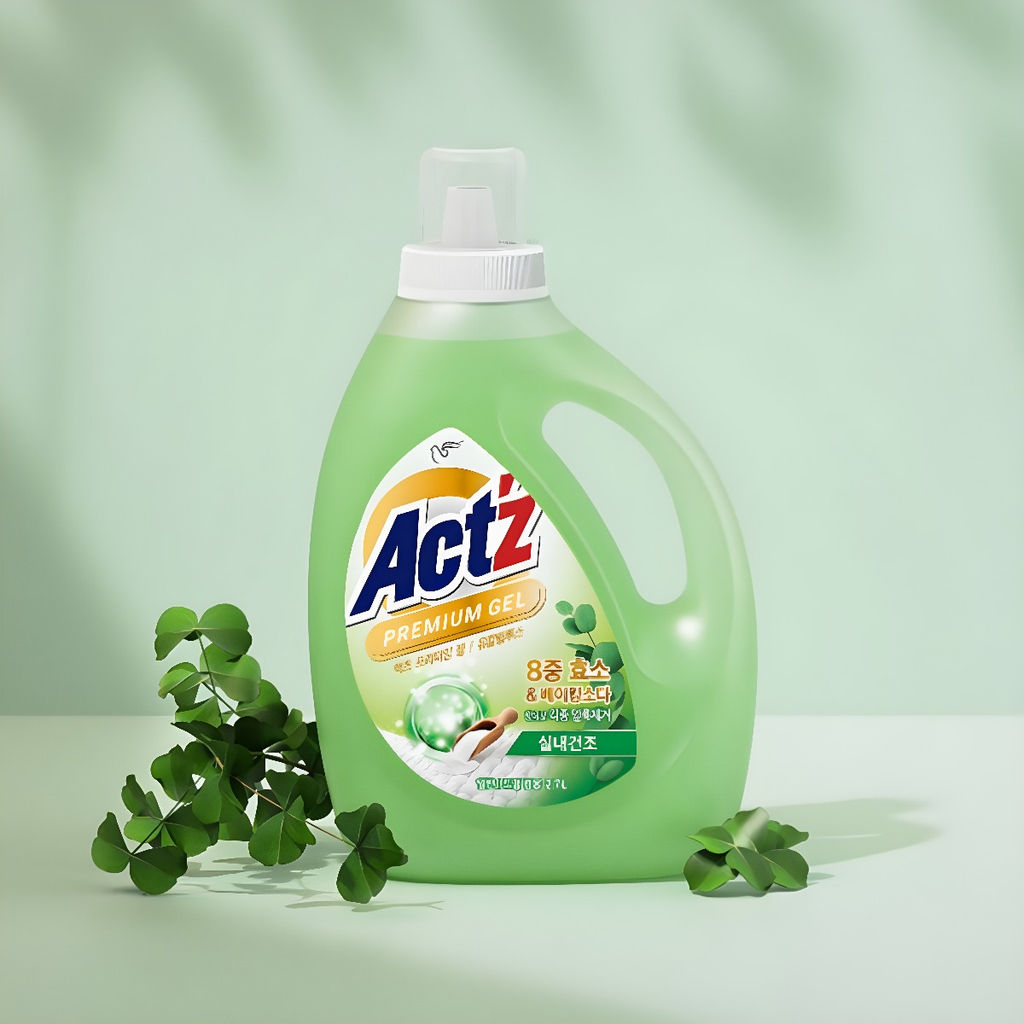 PIGEON Концентрированный гель для стирки с ароматом эвкалипта / Actz Premium Gel, 2700 мл