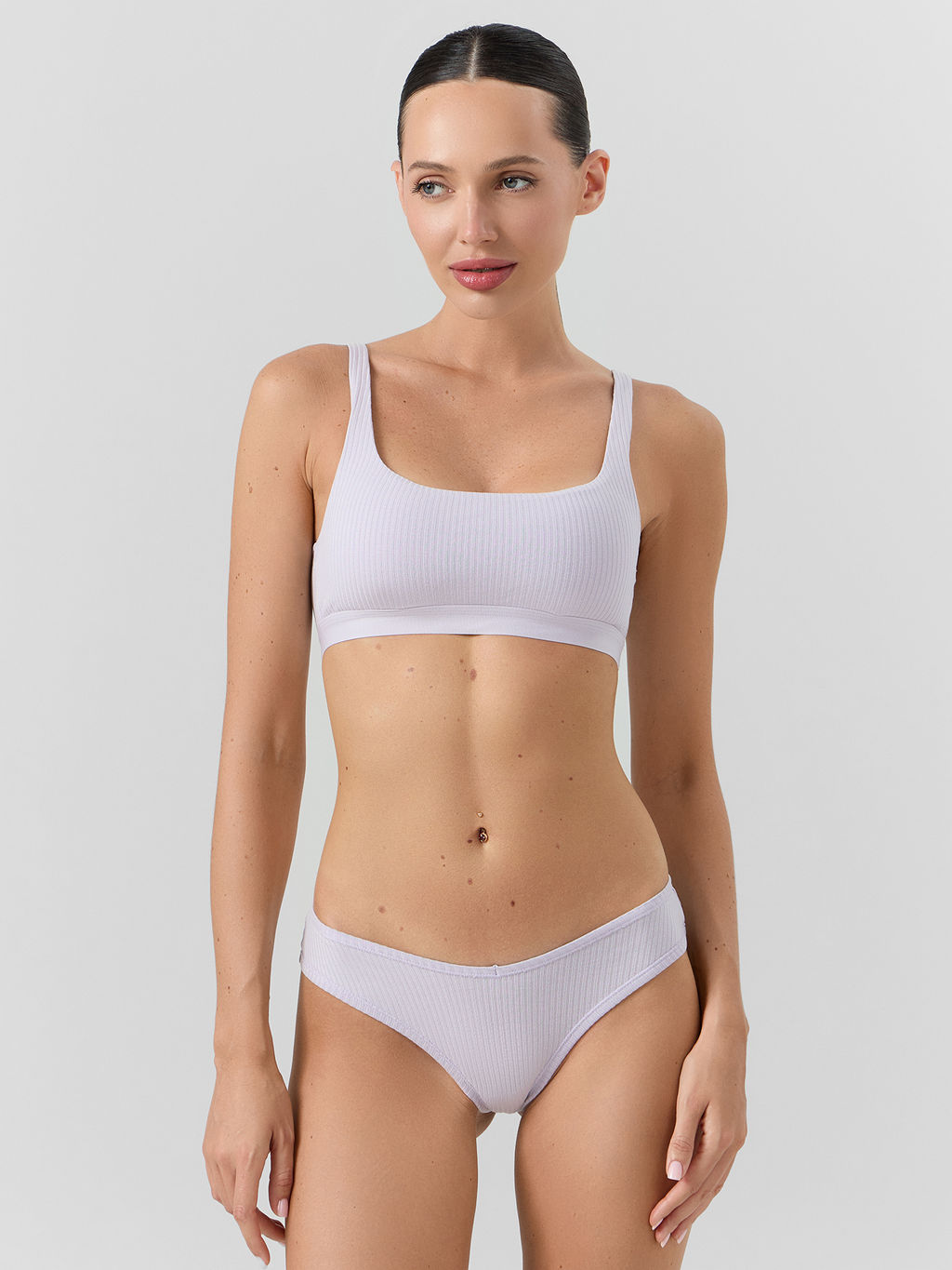 Цена за 2 штуки! Трусы бразилиана женские лиловые