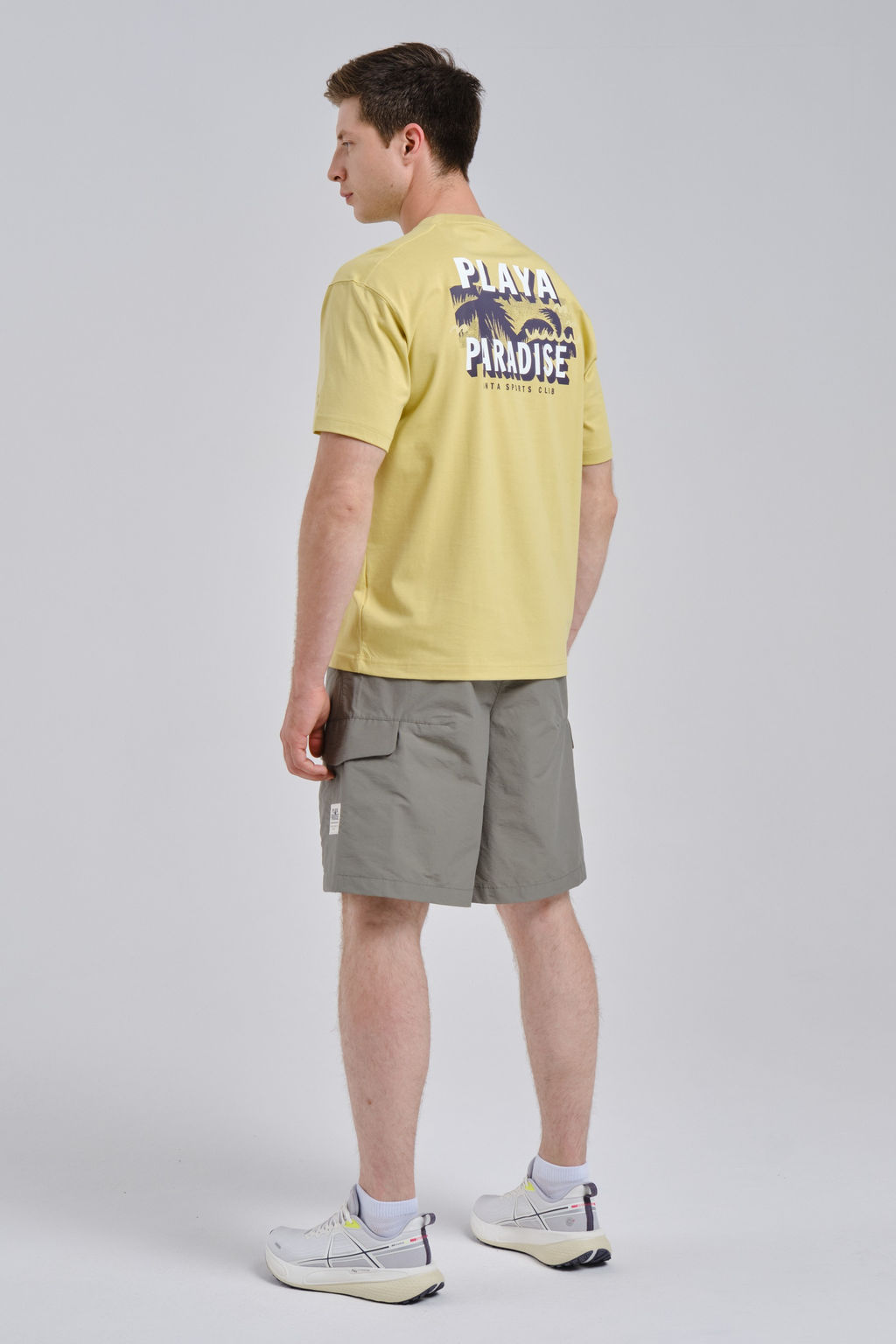 Шорты текстильные Оливковый - Anta фото 4