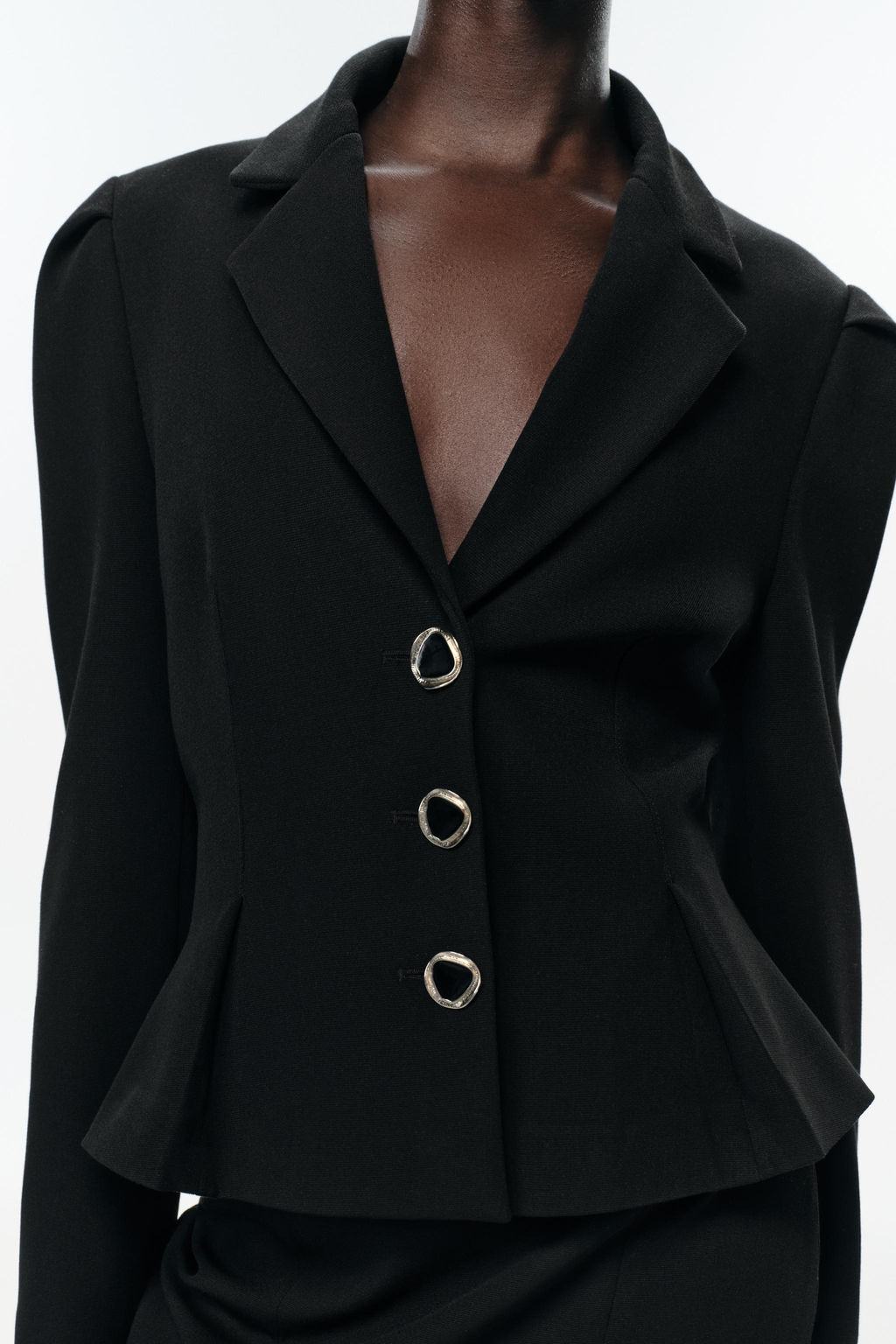 PUFF SLEEVE PEPLUM BLAZER - Zara фото 6