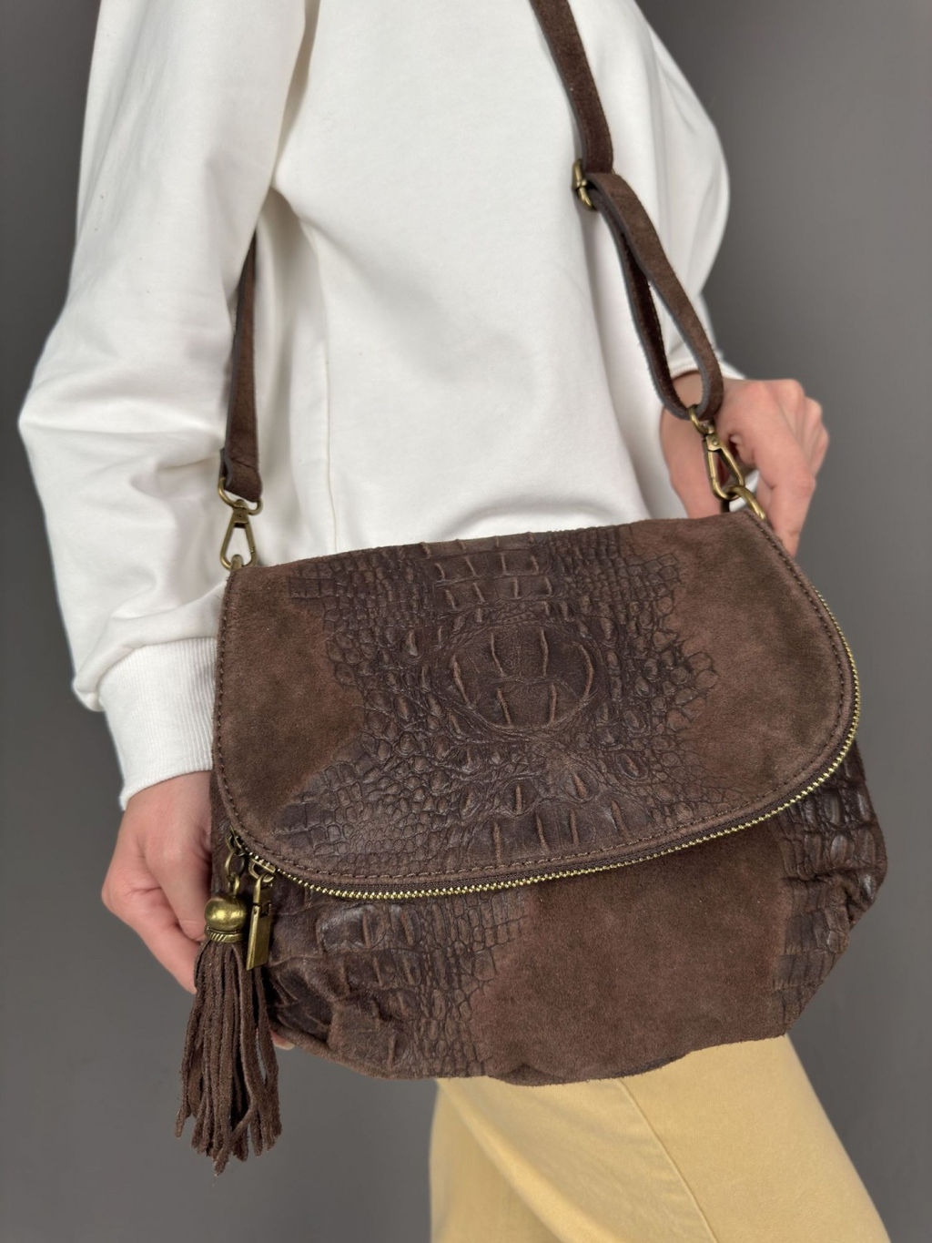 Сумка женская из телячьей кожи