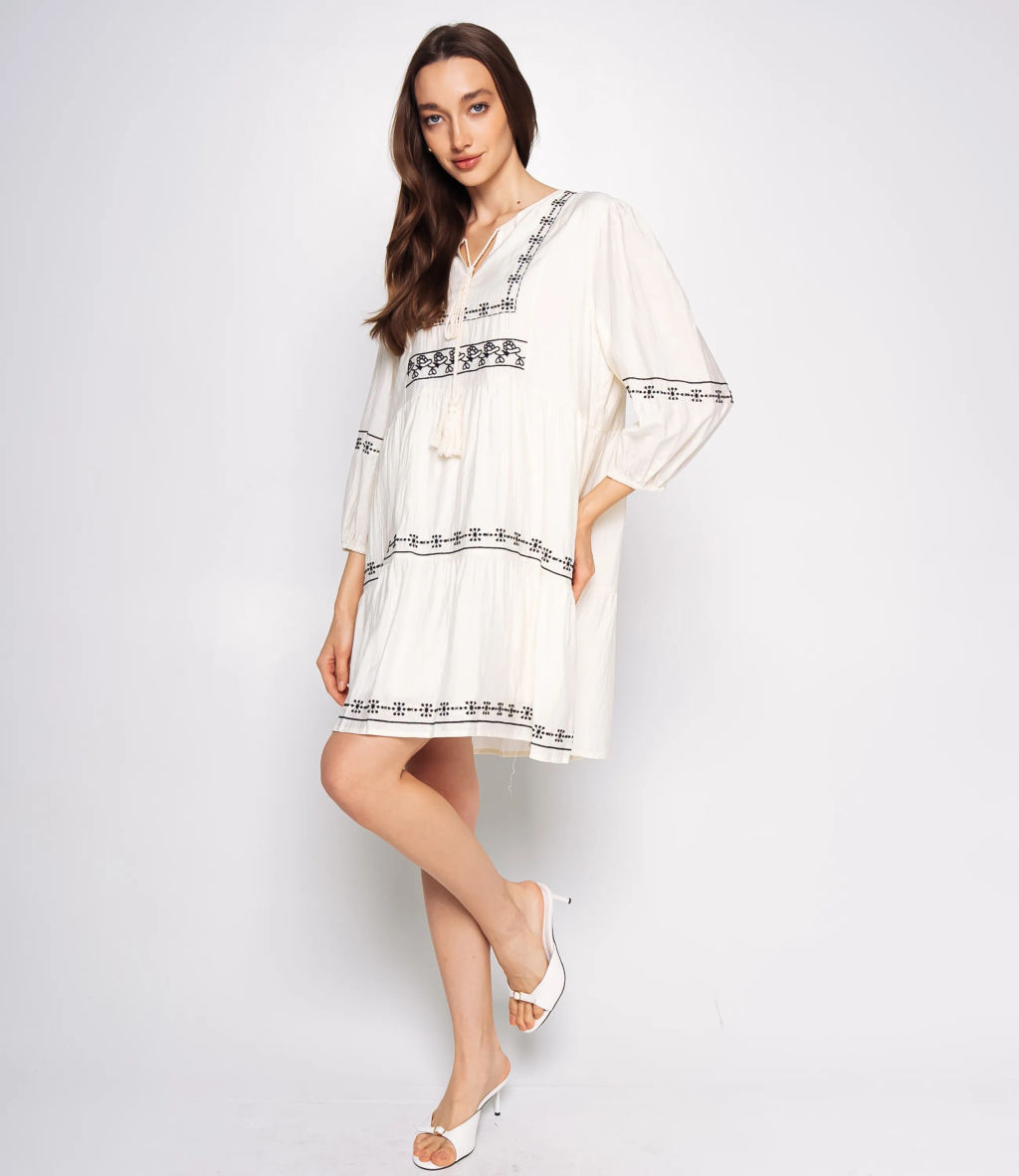 Платье #КТ88660, кремовый - Dommod фото 4