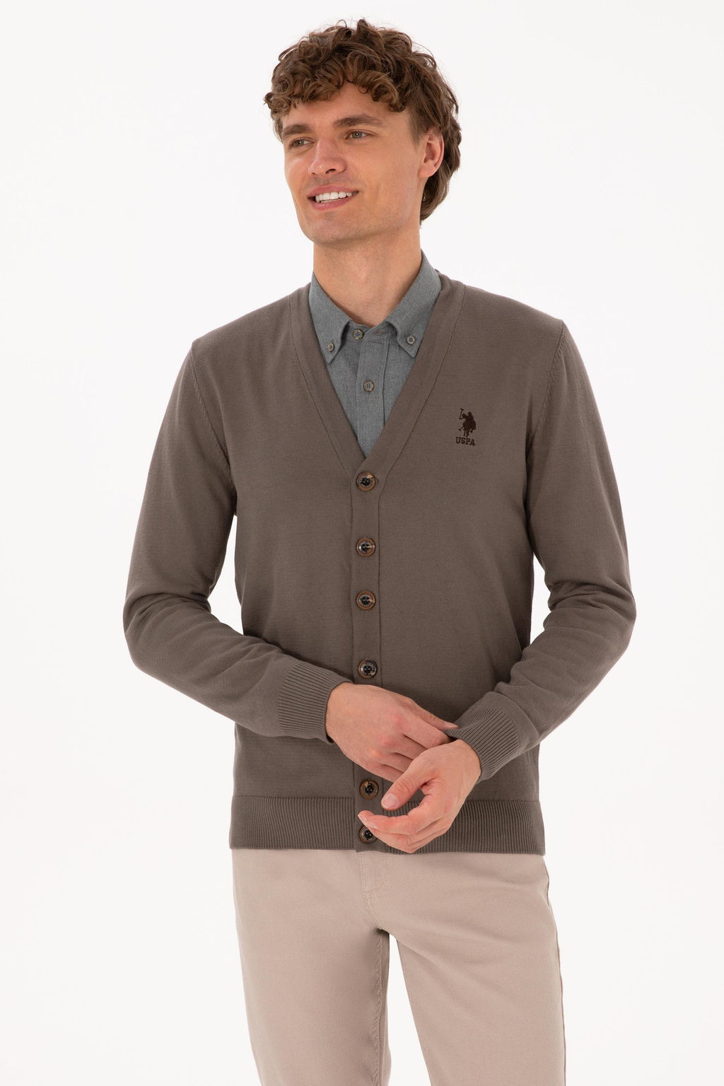 Erkek Vizon Basic Triko H_rka - U.s. polo assn фото 10