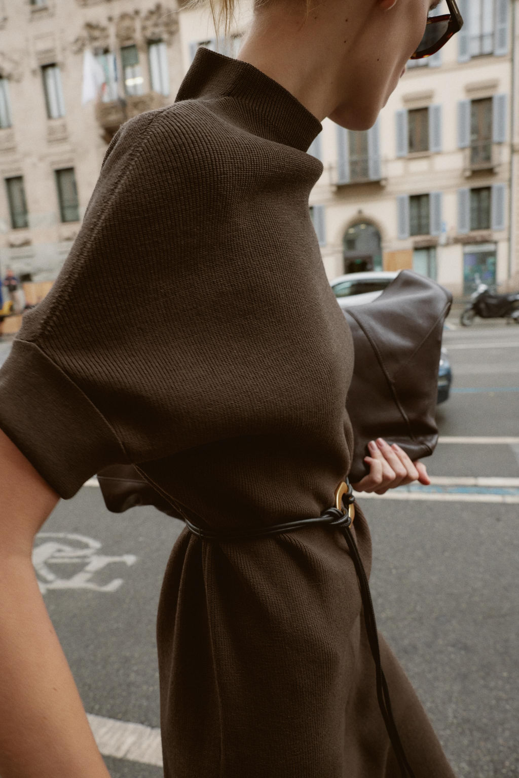 KNIT DRESS WITH BELT - Zara фото 5