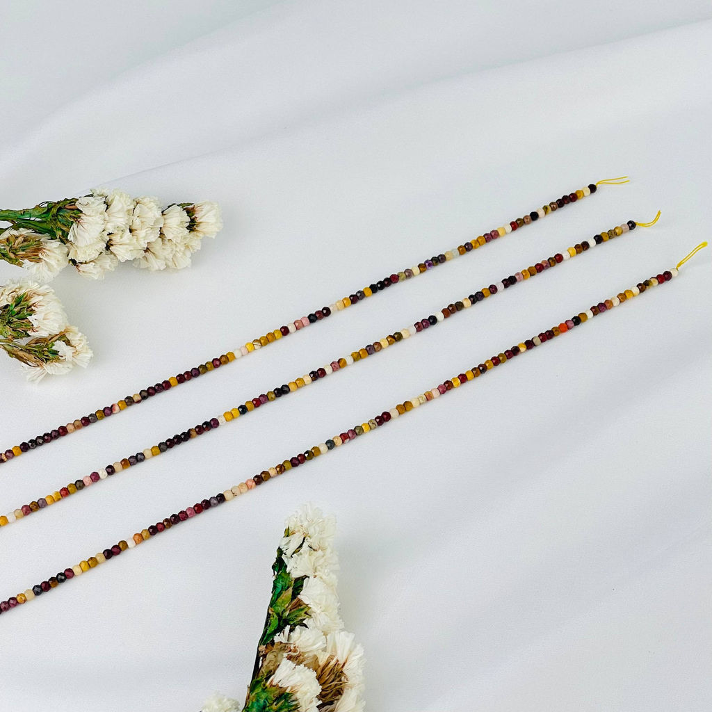 Бусины для украшений из Яшмы (Мукаит) 39 см