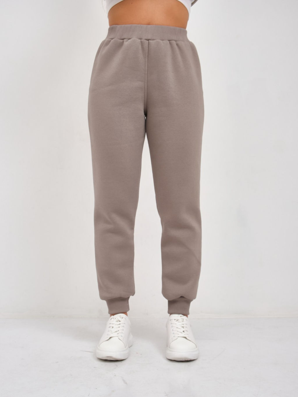 Костюм женский Дюна набивка начёс олива