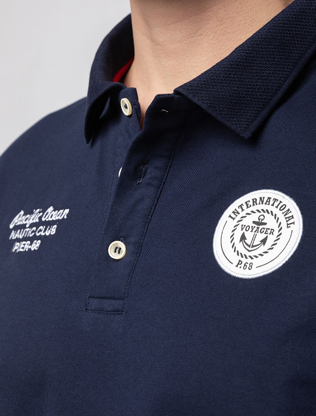 VILATTE / Футболка-поло из трикотажа пике с эластаном  фото 2