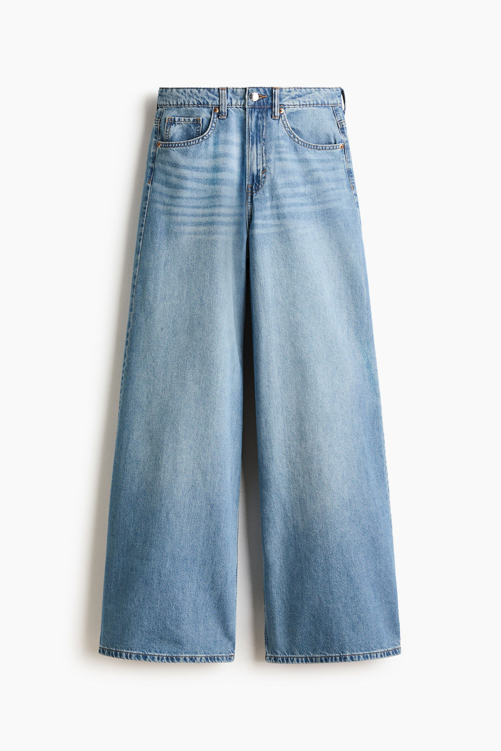 Wide High Waist Jeans - H&m фото 6