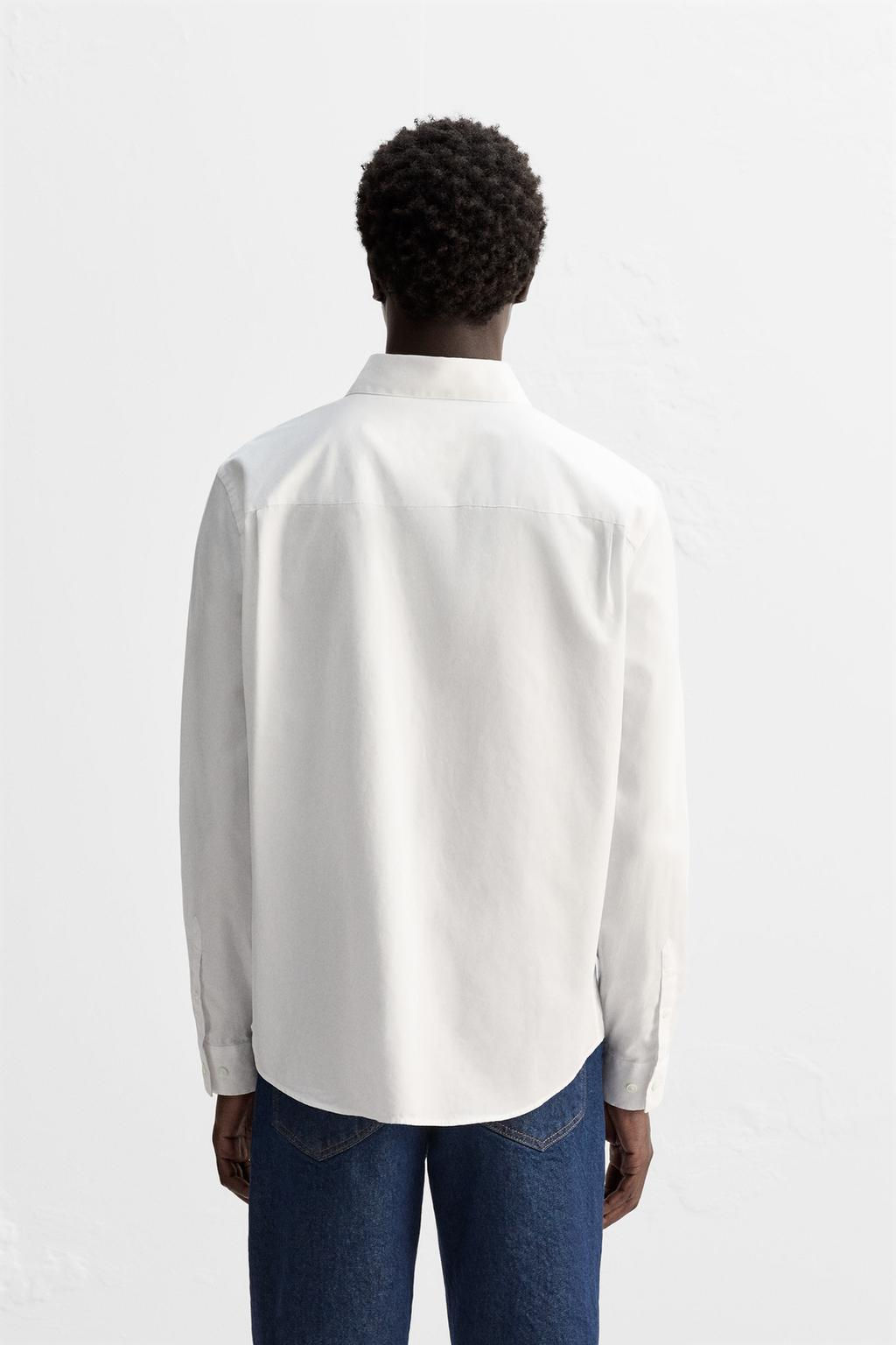COTTON POPLIN SHIRT - Zara фото 11