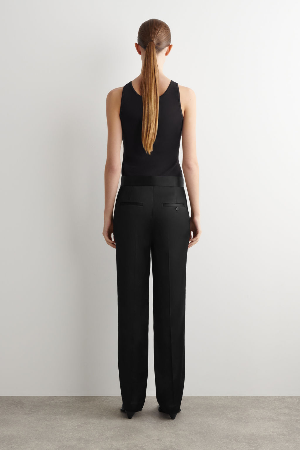 PANTAL?N SASTRE DE SAT?N STRAIGHT LEG - H&m фото 4