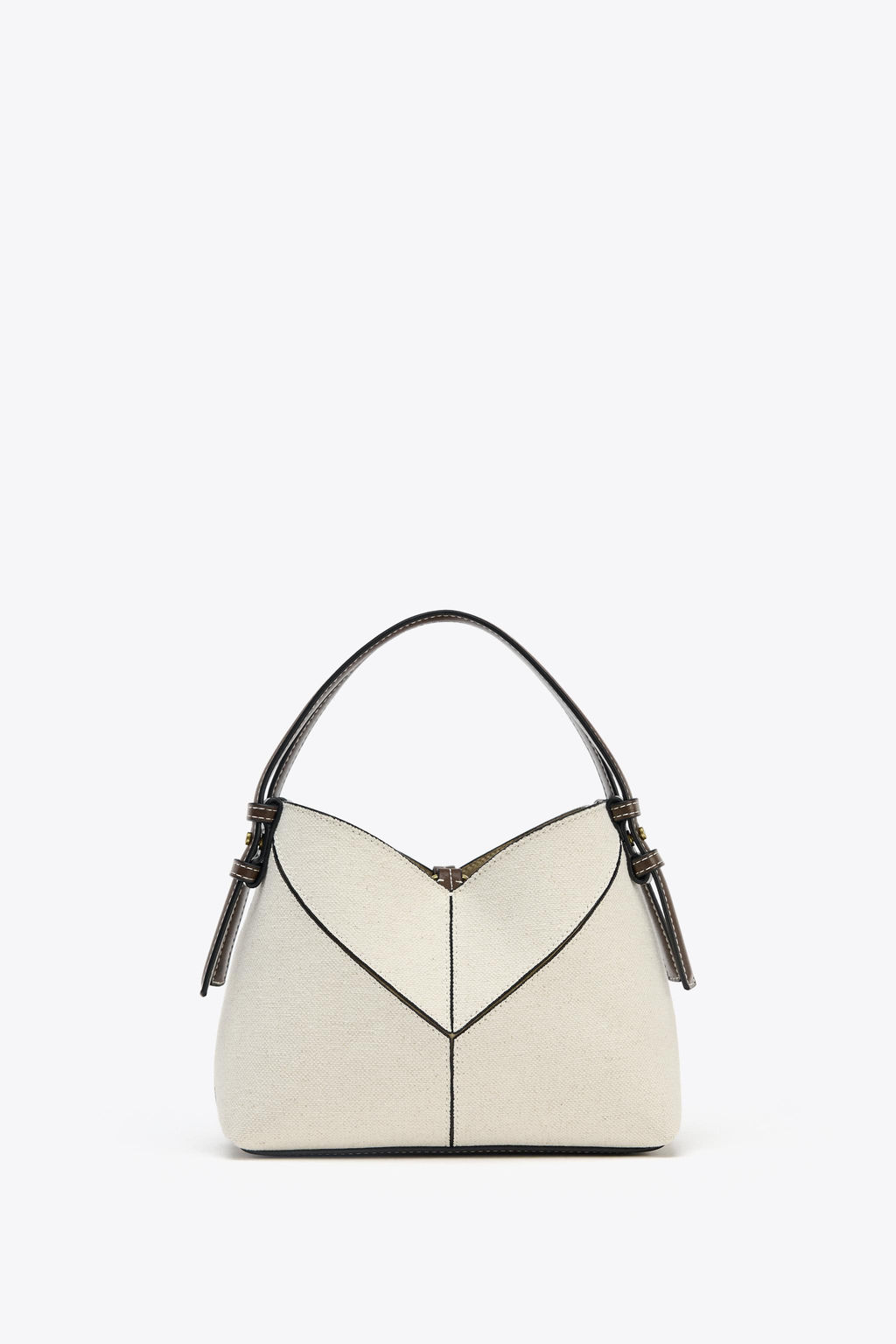 CONTRAST CANVAS MINI TOTE BAG - Zara фото 8