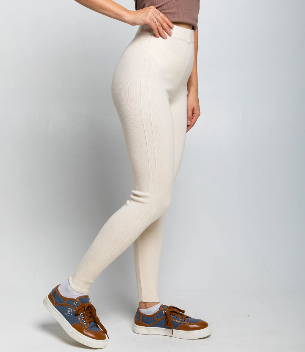 Леггинсы #КТ1689 (2), светло-бежевый - Dommod фото 3