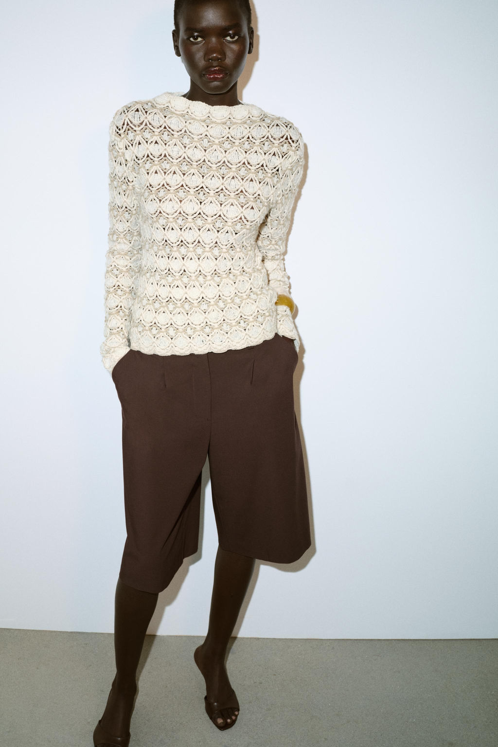 TEXTURED KNIT JUMPER - Zara фото 9