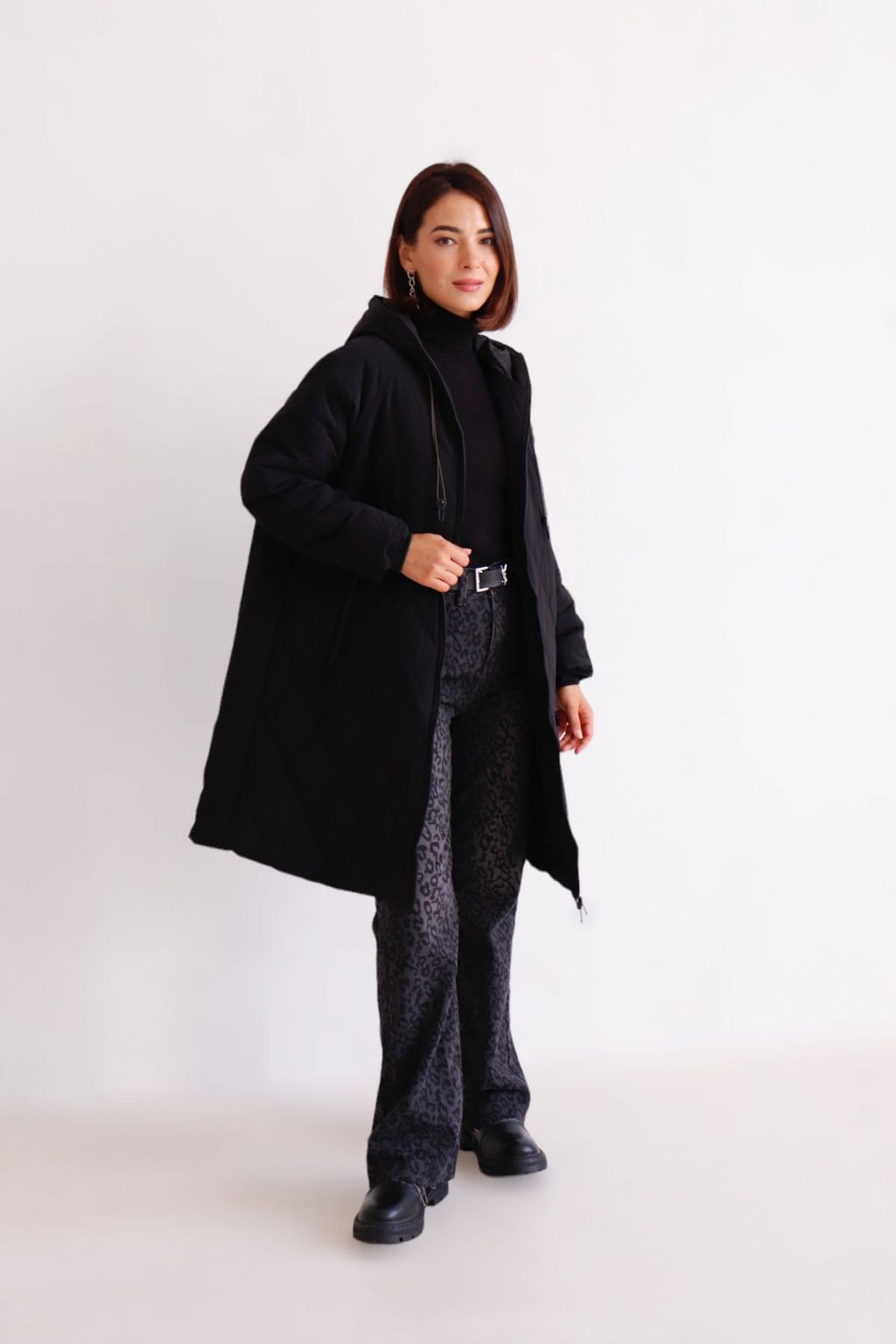 Martichelli Пальто демисезонное чёрное  фото 8