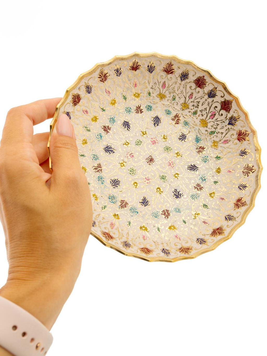 Конфентица (19х19х6) №Кт3275/18/1 (эмаль белая) - Ганг фото 5