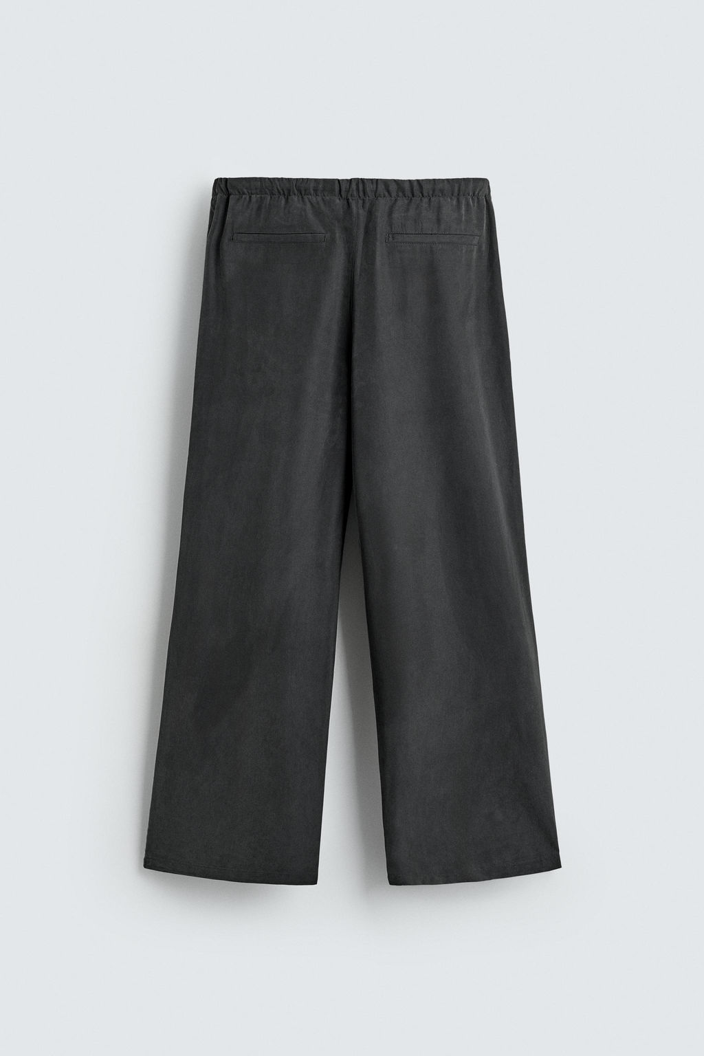 PANTAL?N FLUIDO RELAXED FIT / Gris oscuro