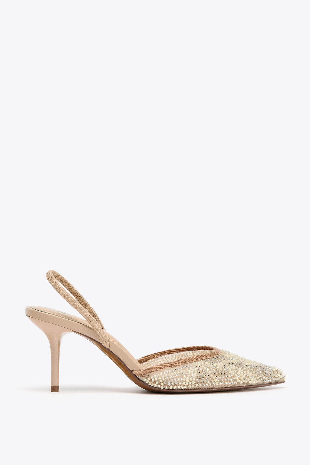 RHINESTONE SLINGBACK SHOES