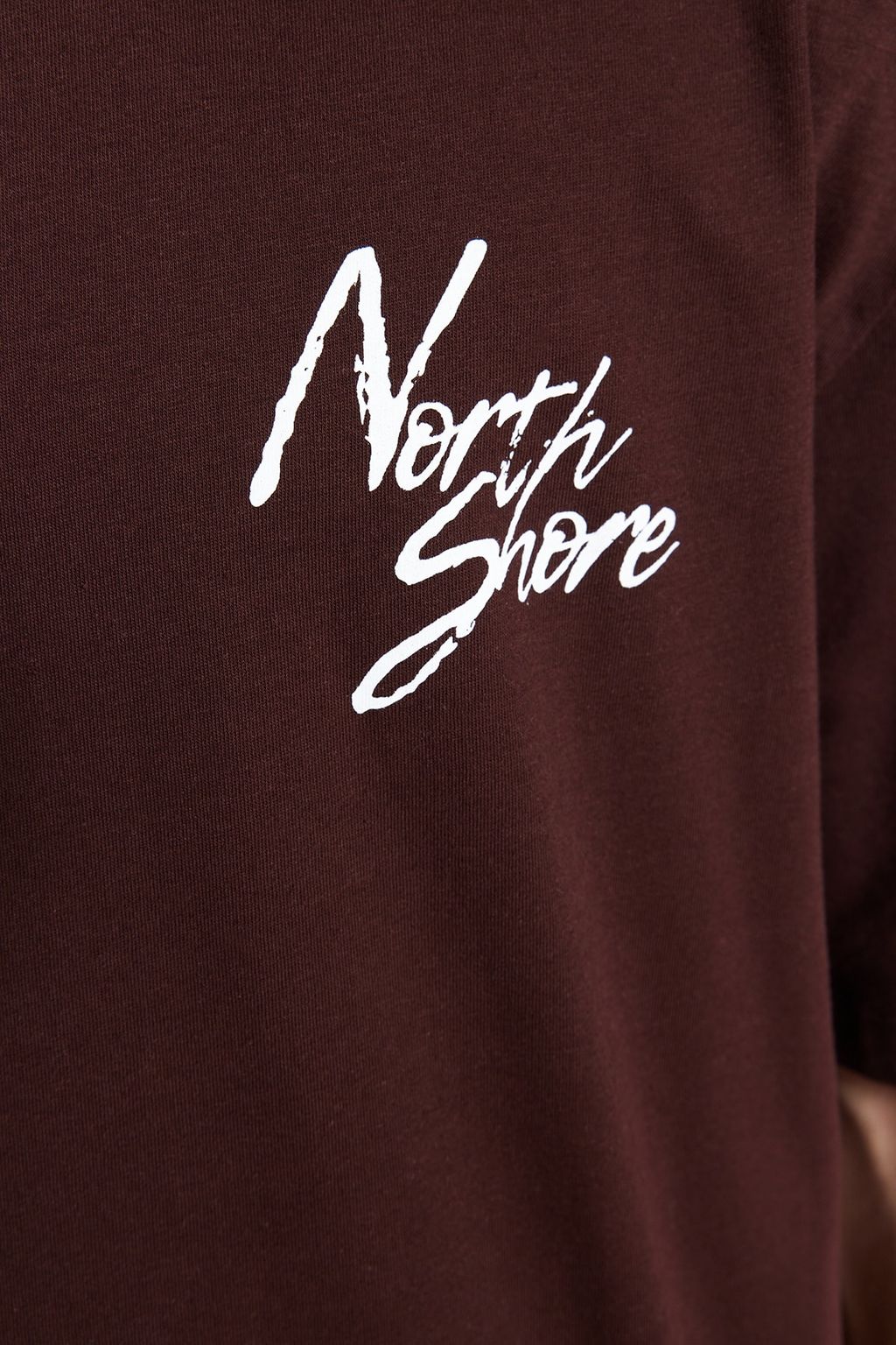 TRENDYOL MAN Bordo Oversize/Genis Kesim Bask?l? %100 Pamuklu T-Shirt TMNSS20TS1099 - Trendyolmilla фото 19