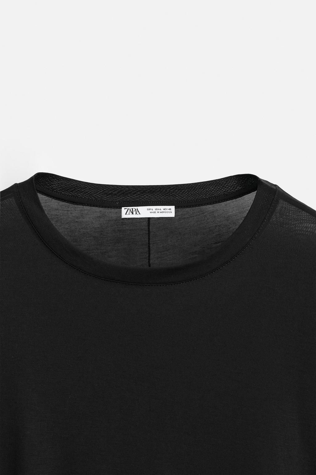 LIMITED EDITION LYOCELL T-SHIRT - Zara фото 8